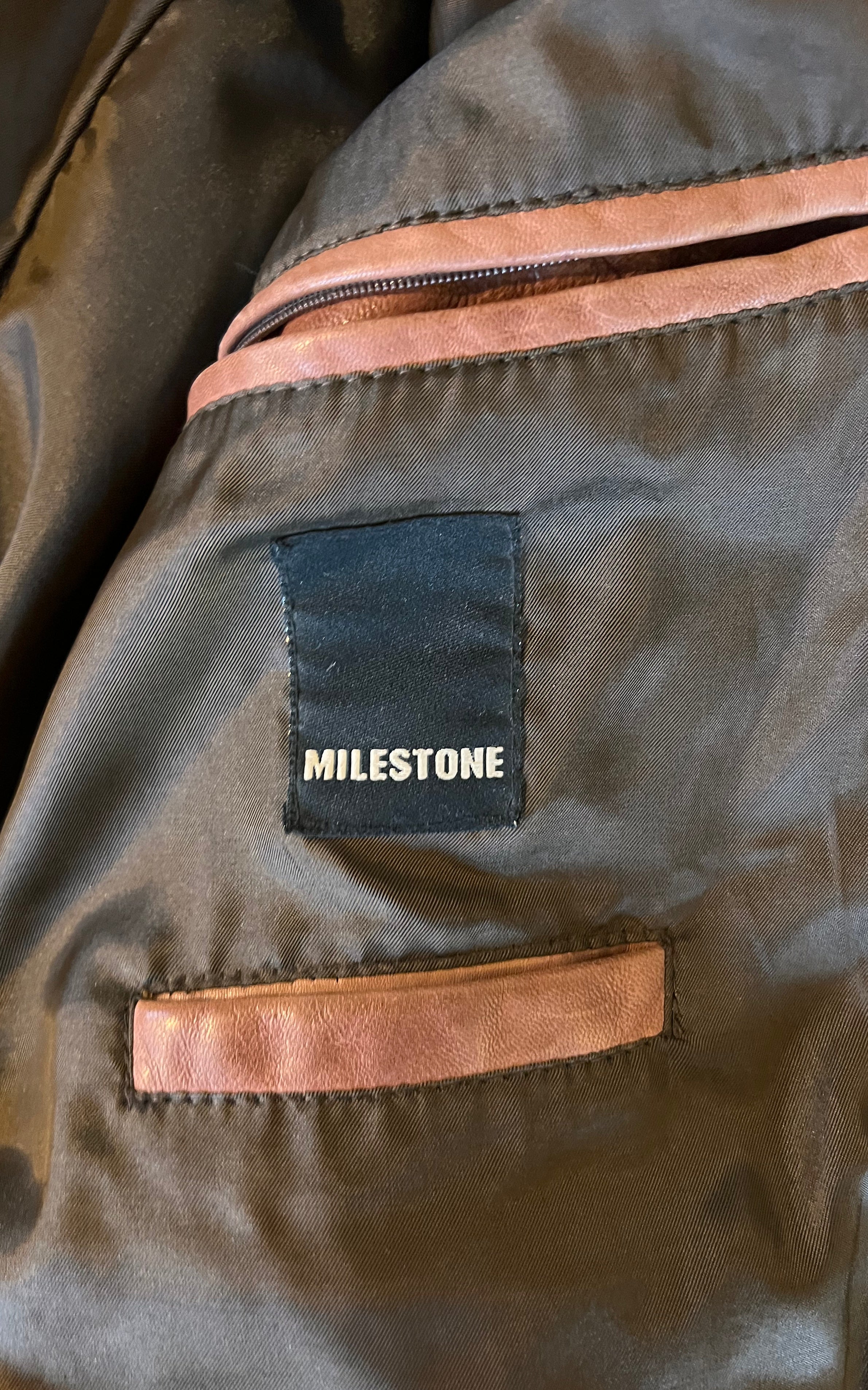 Vintage MENS 70s Style Leather Jacket