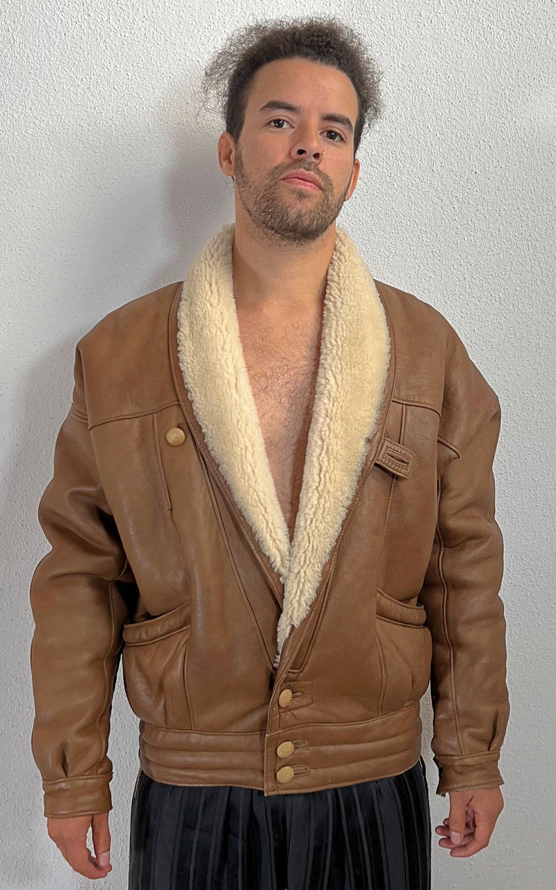 Vintage MENS Shearling Jacket