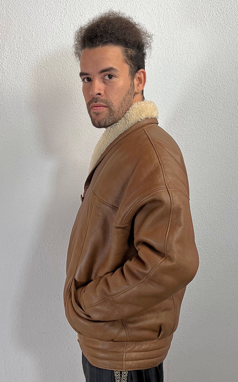 Vintage MENS Shearling Jacket