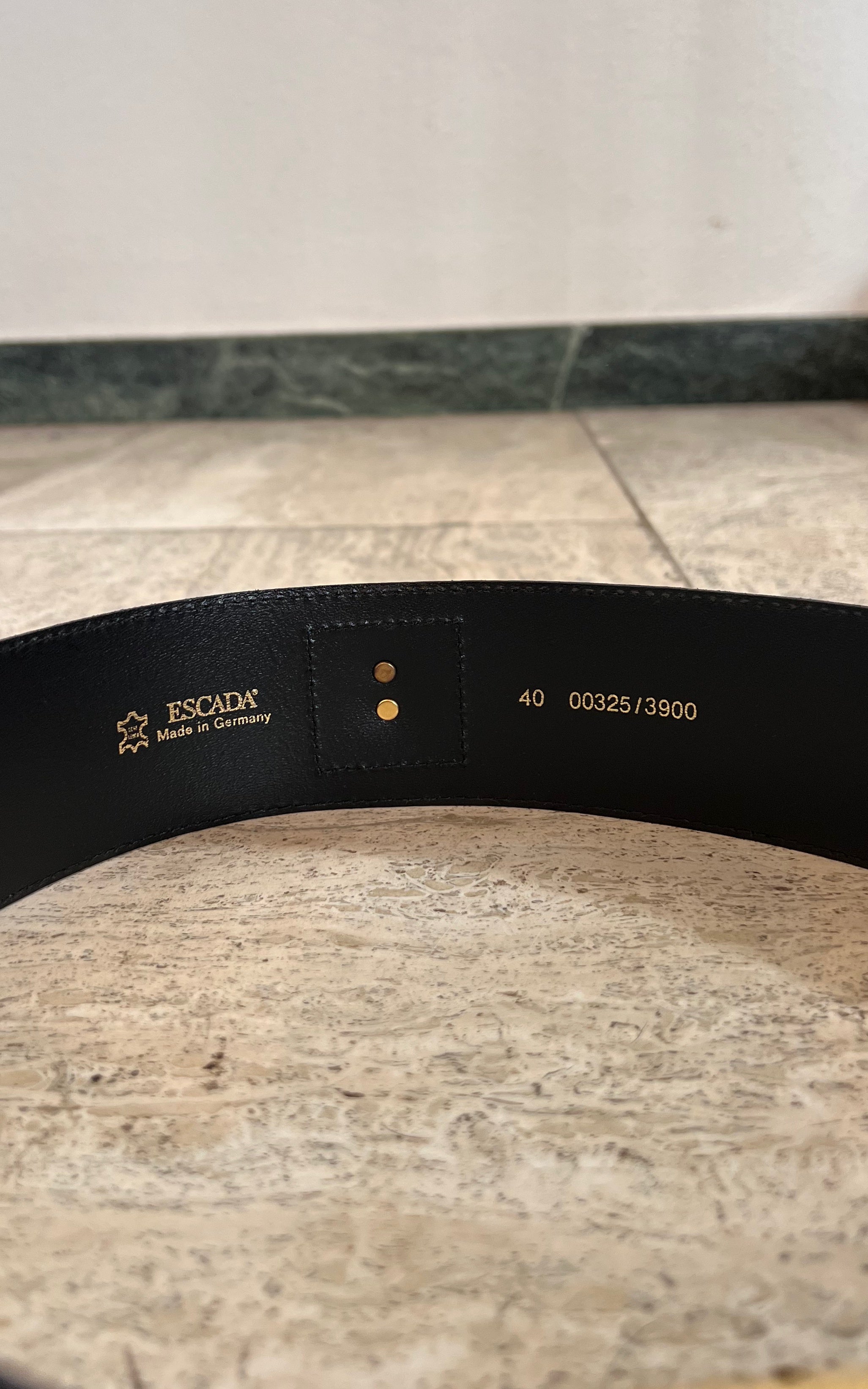 Vintage 90s Escada Suede Belt