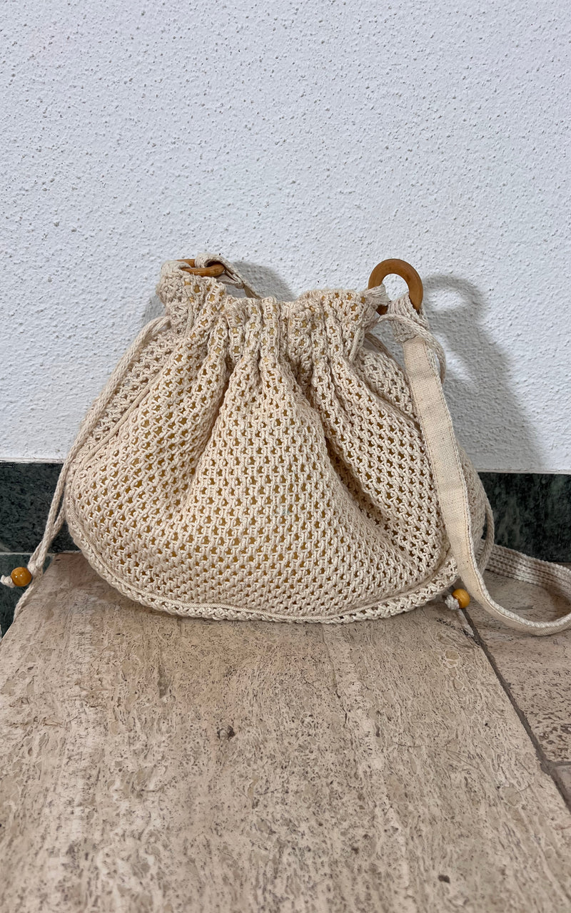 Vintage 70s Crochet Bag
