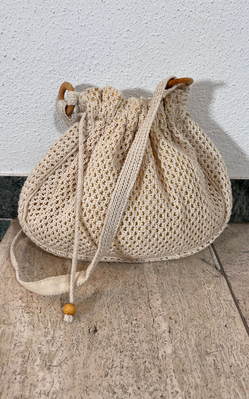Vintage 70s Crochet Bag