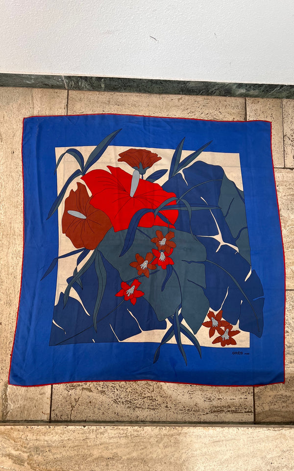 Vintage Grés Paris Silk Foulard