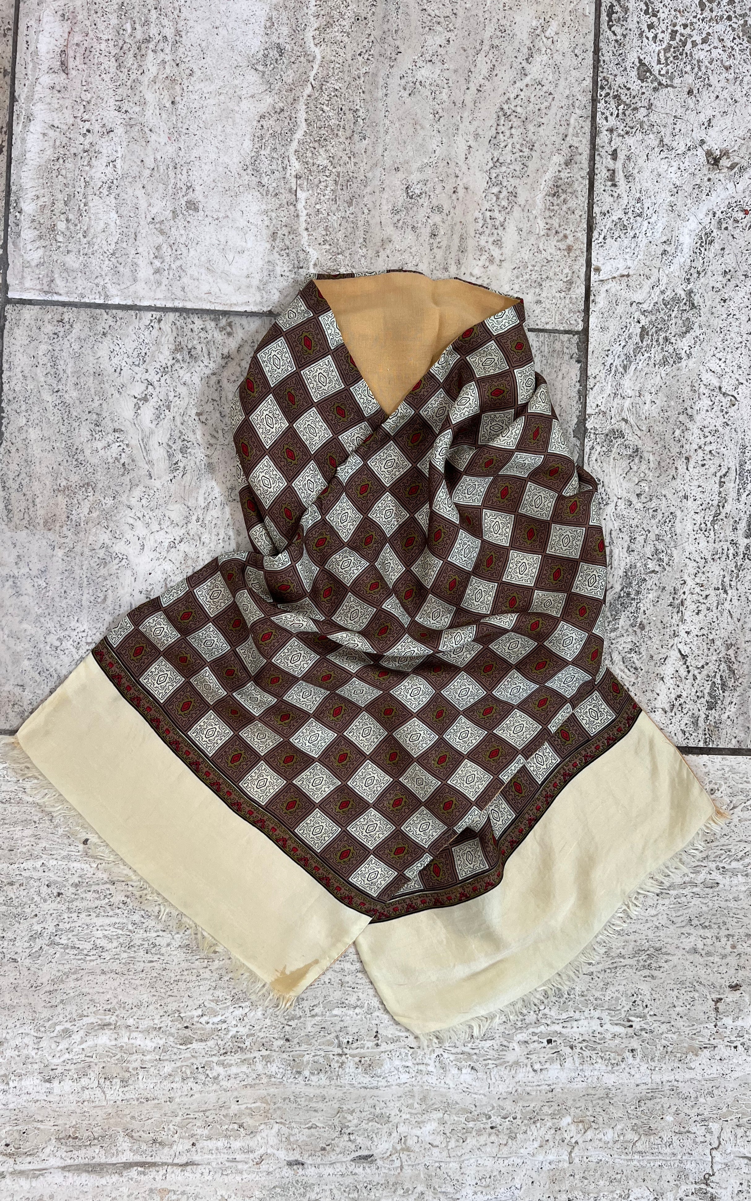 Vintage MENS SILK Scarf