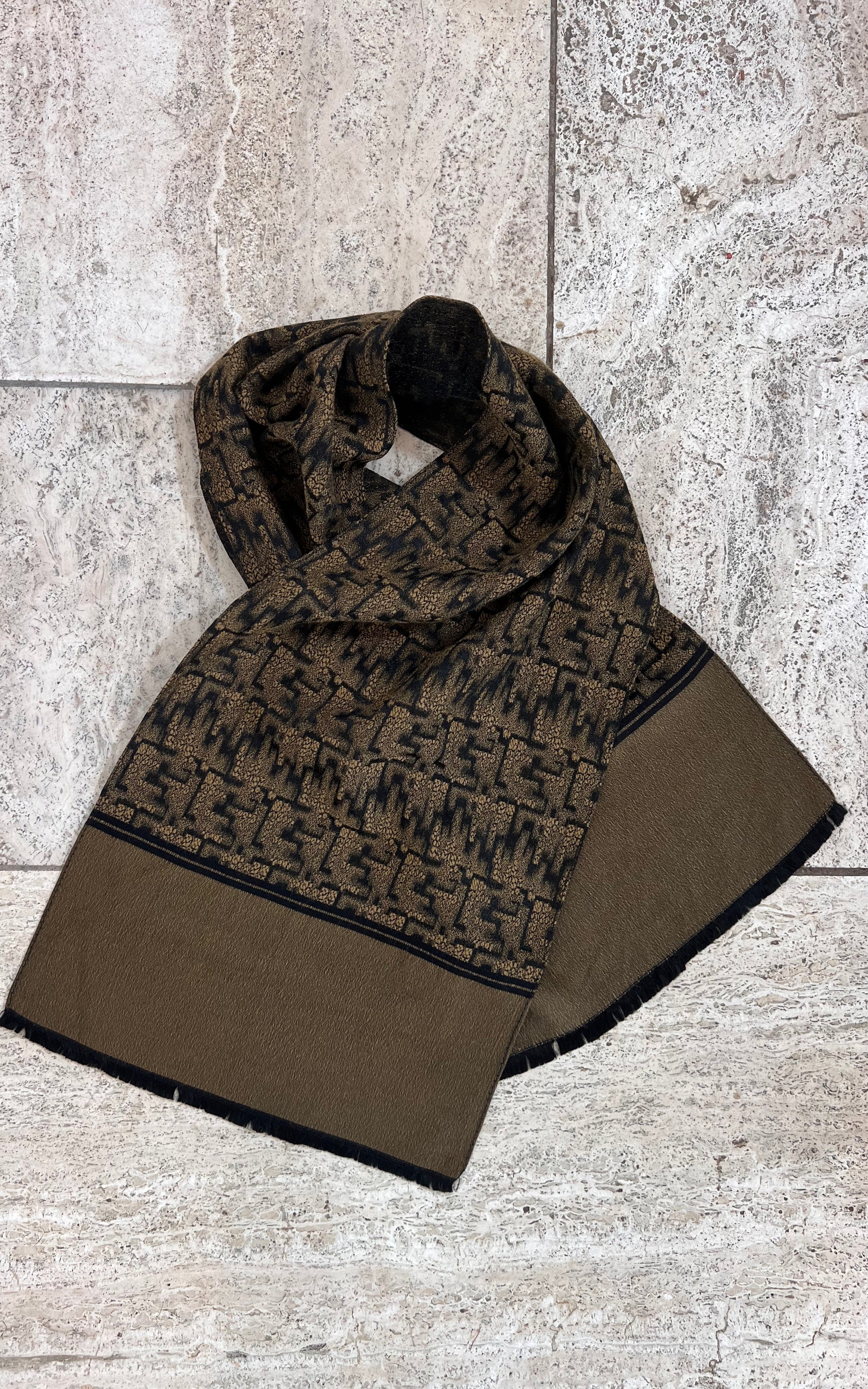 Vintage MENS Wool Scarf