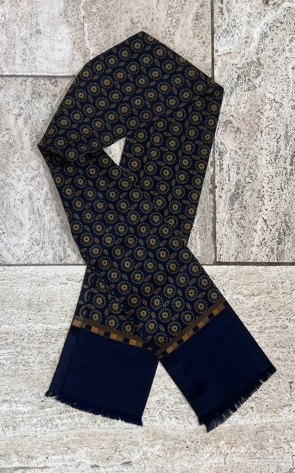 Vintage MENS Silk Skinny Scarf