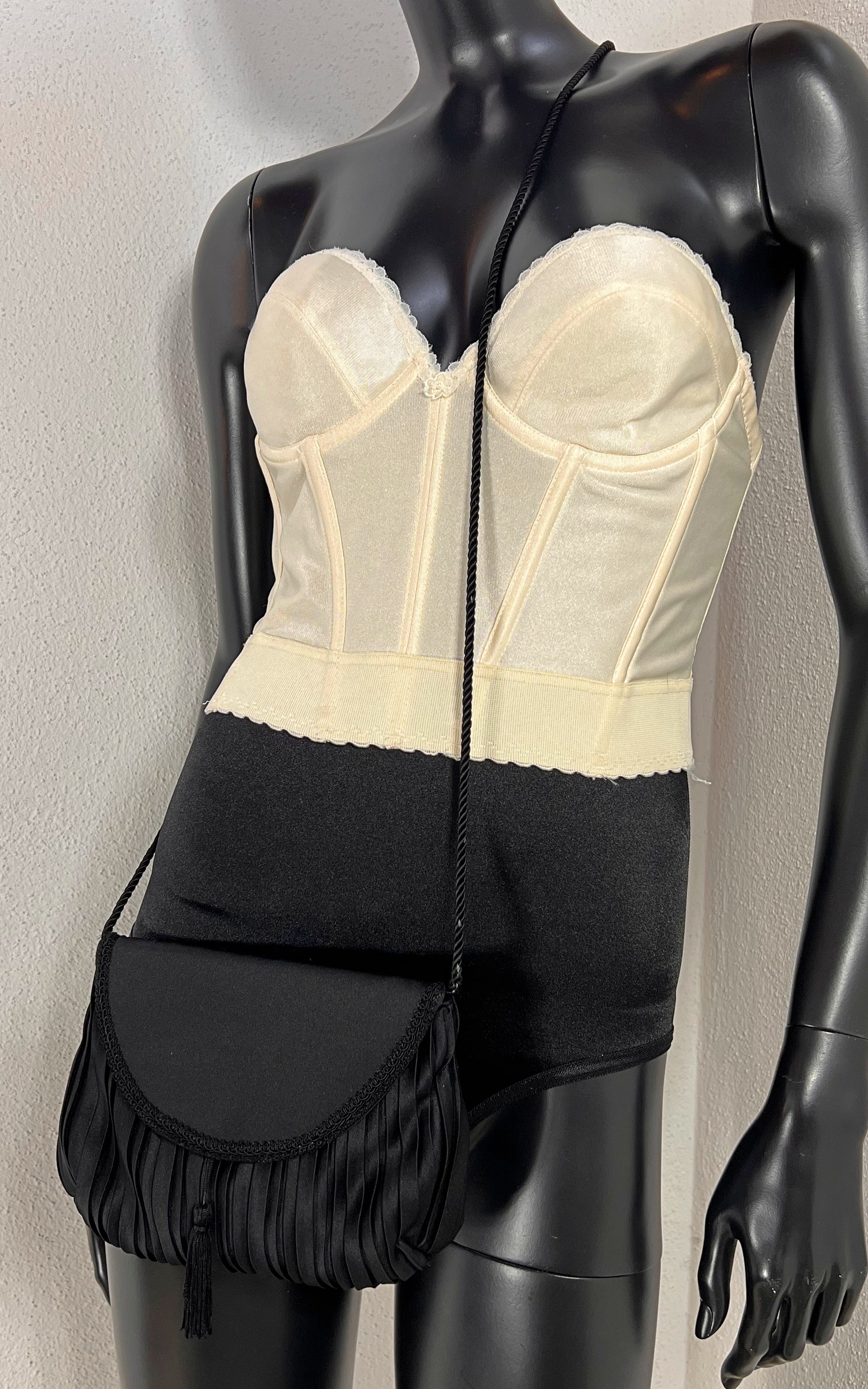 Vintage Satin Tassel Bag