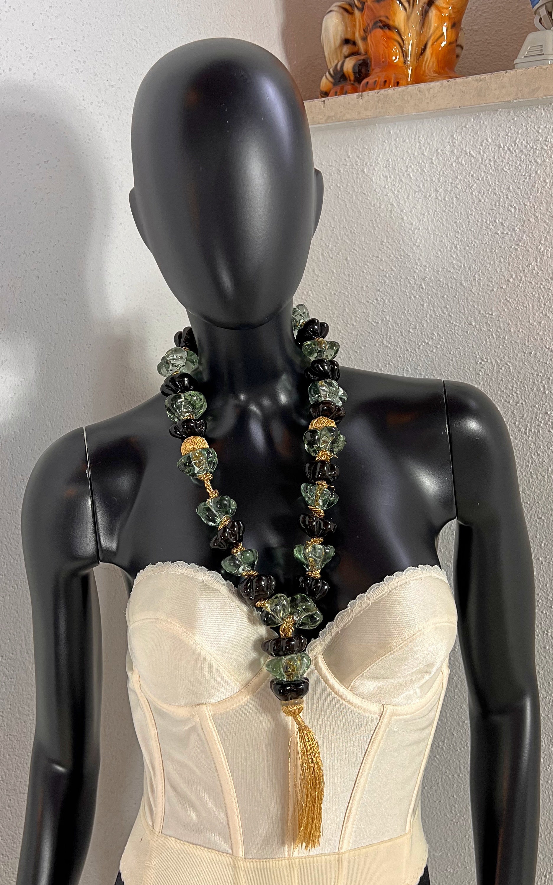 Big Vintage Glas Necklace