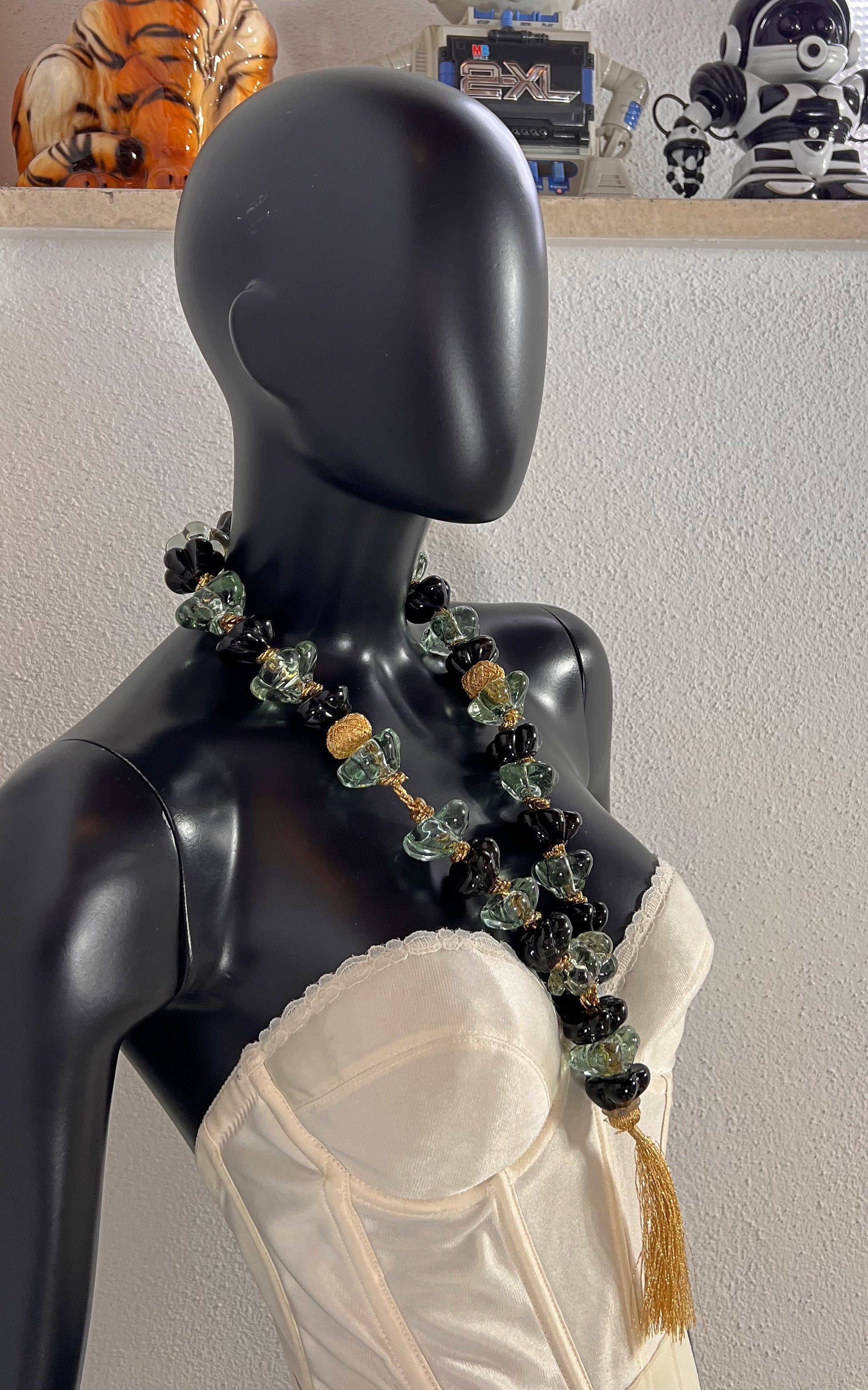 Big Vintage Glas Necklace