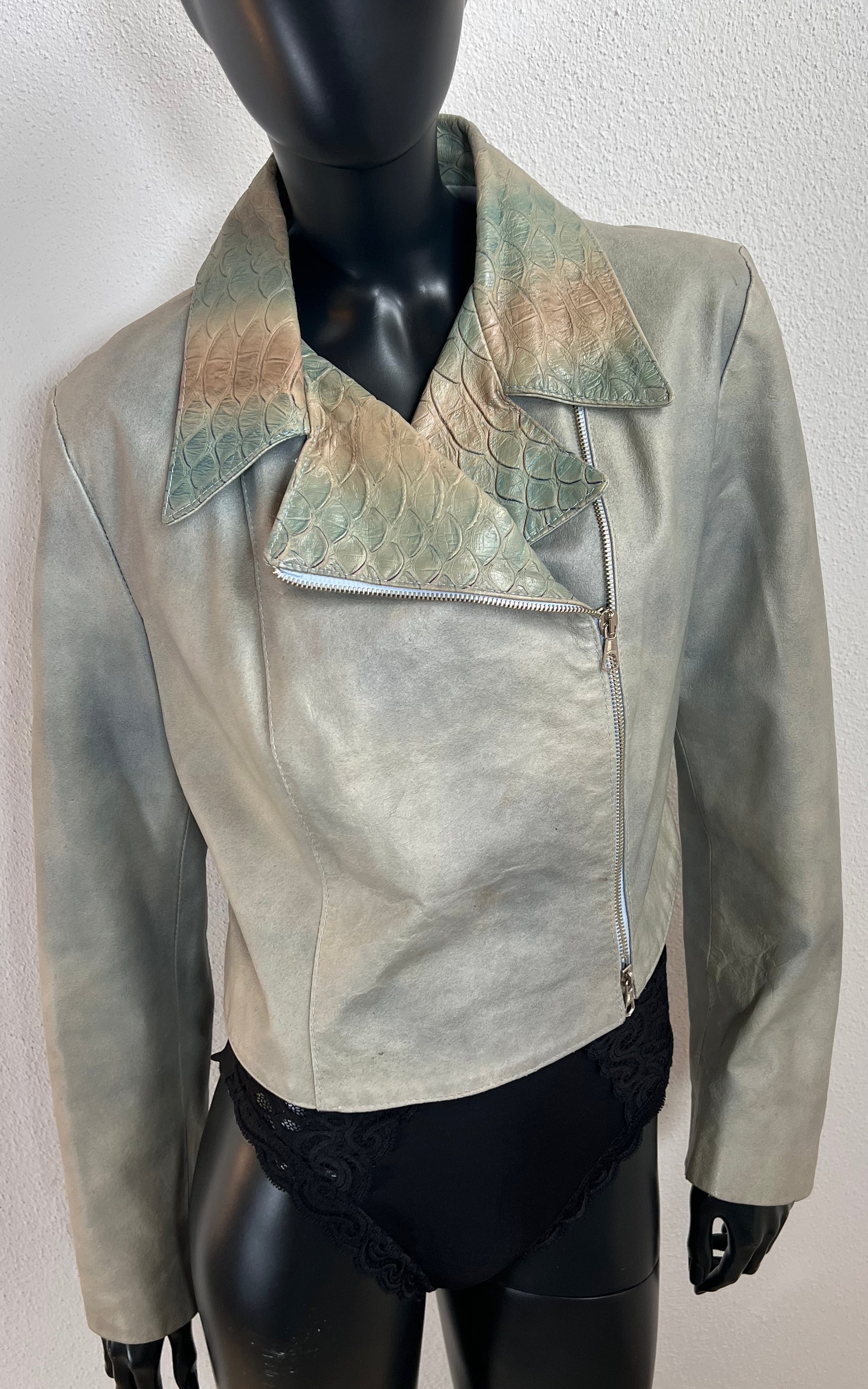 Vintage Engine Y2K Leather Jacket