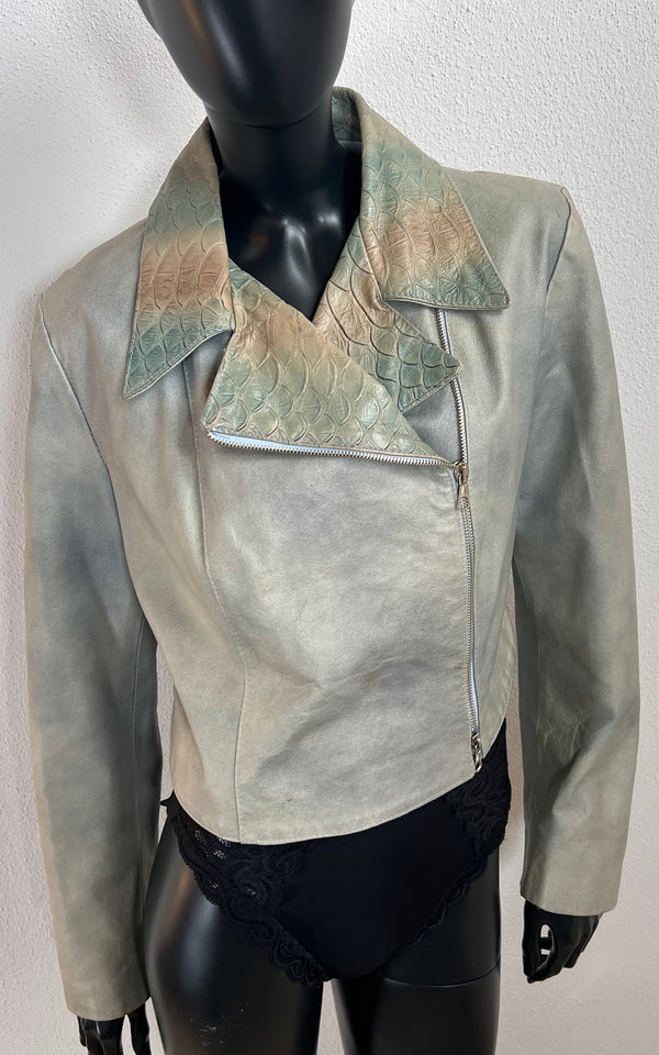 Giacca in pelle vintage Y2K