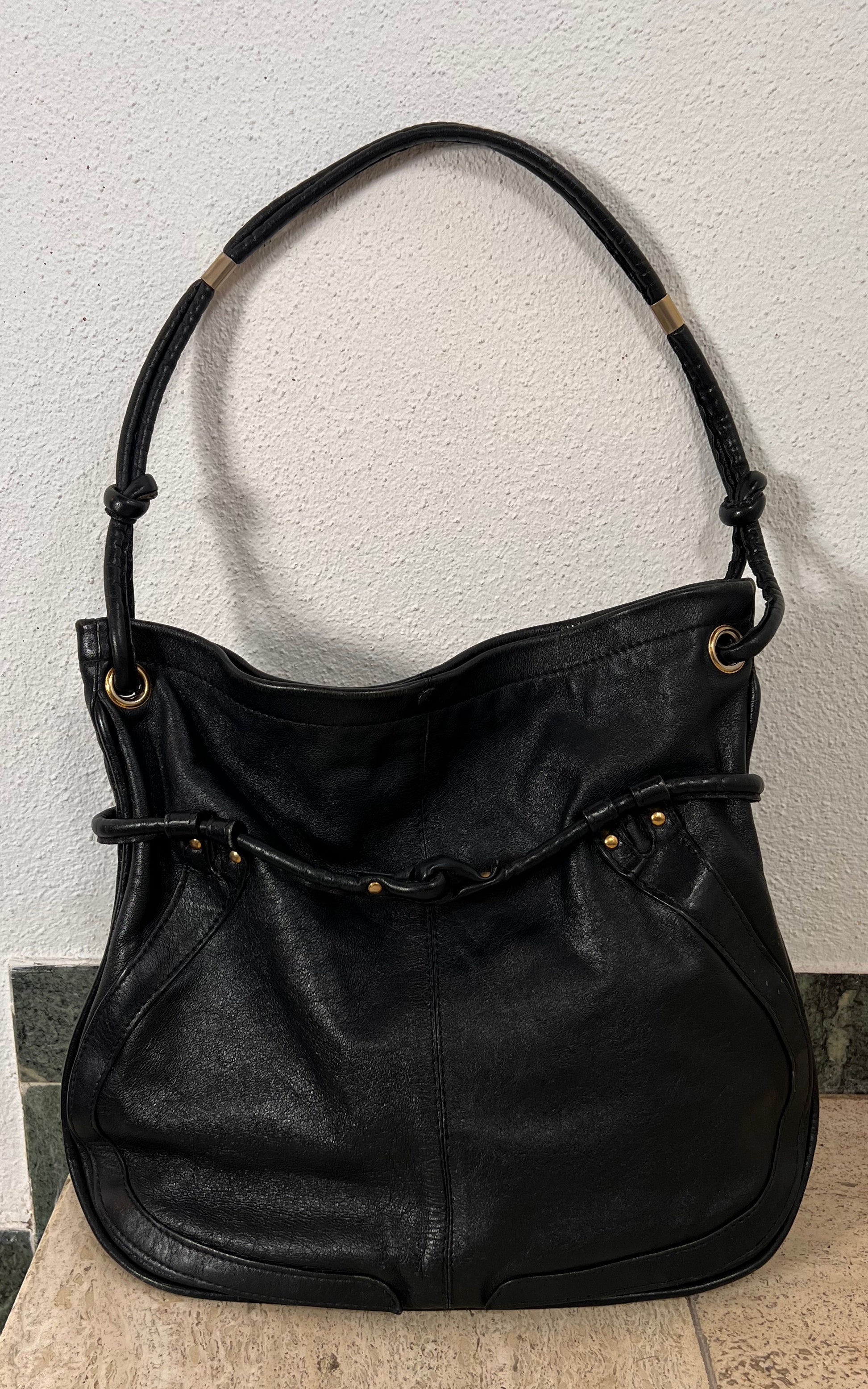 Vintage Leather Pouch Bag