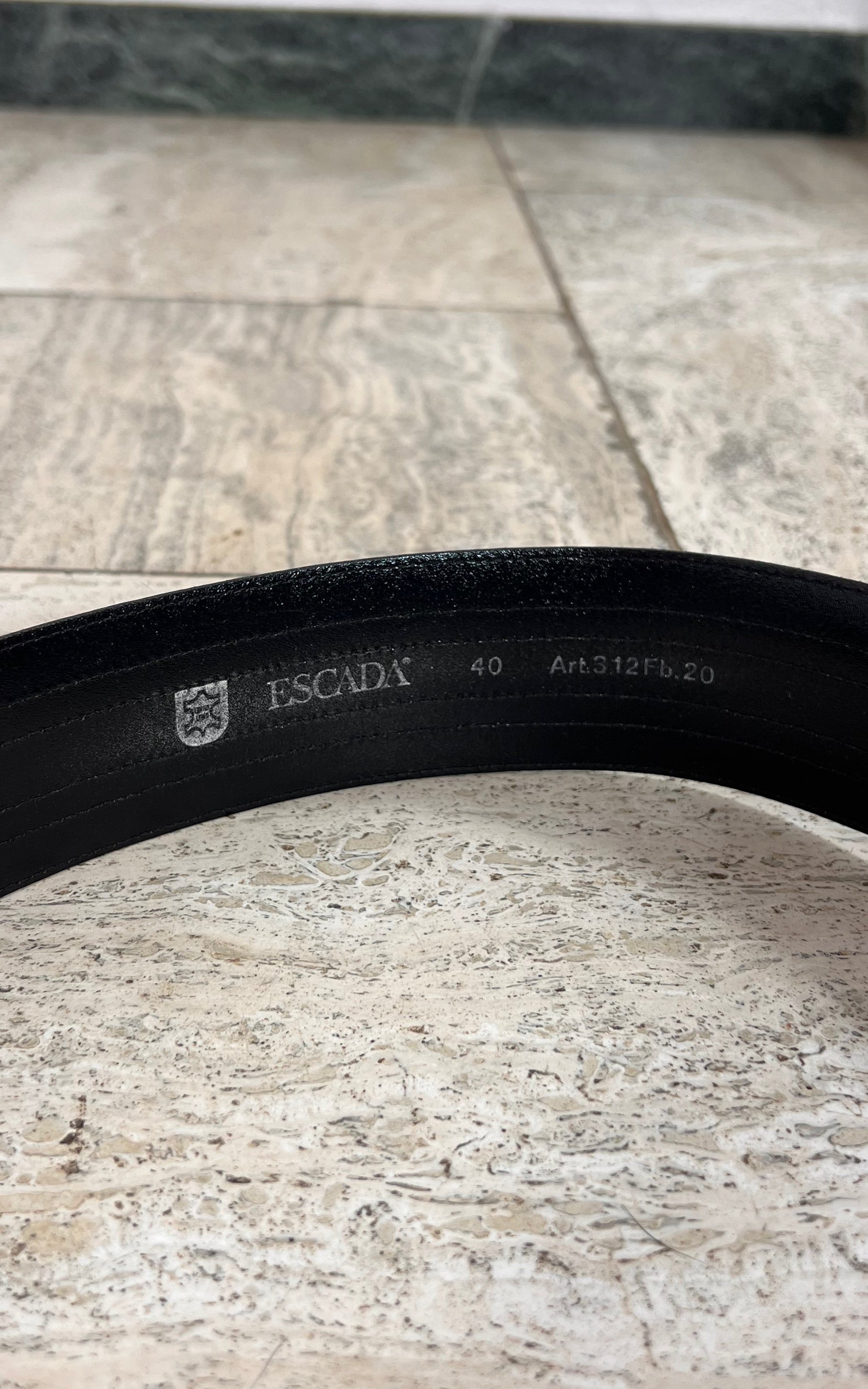 Vintage Escada Snakeskin Belt