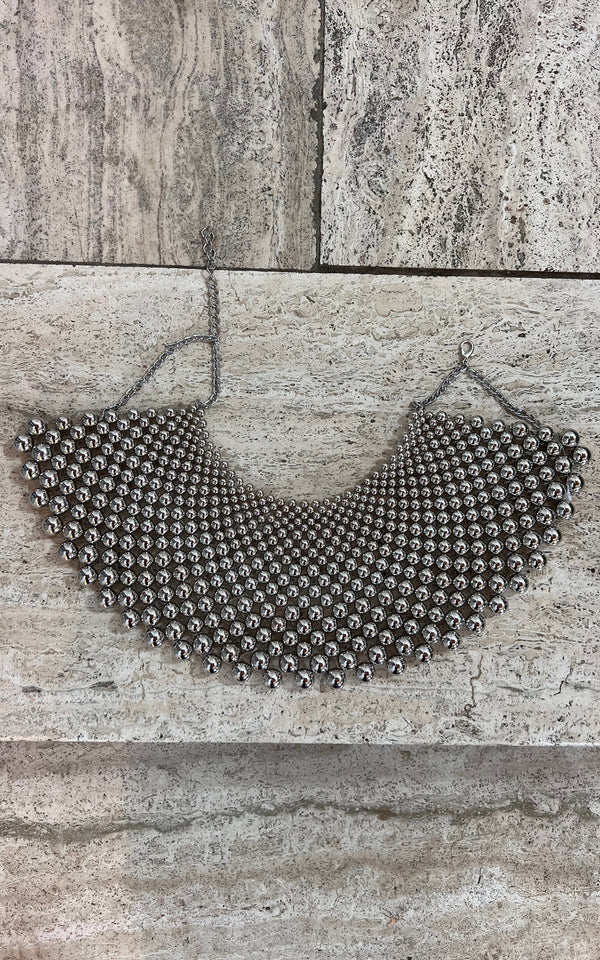 Silver Pearls Necklace