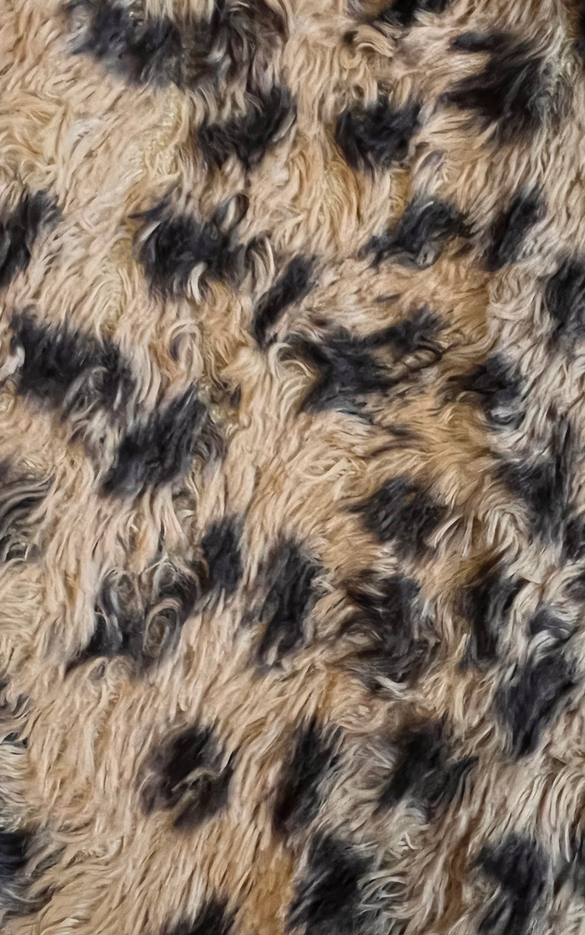 Pantaloni skinny vintage in pelliccia sintetica con motivo ghepardo Floratio Lovely