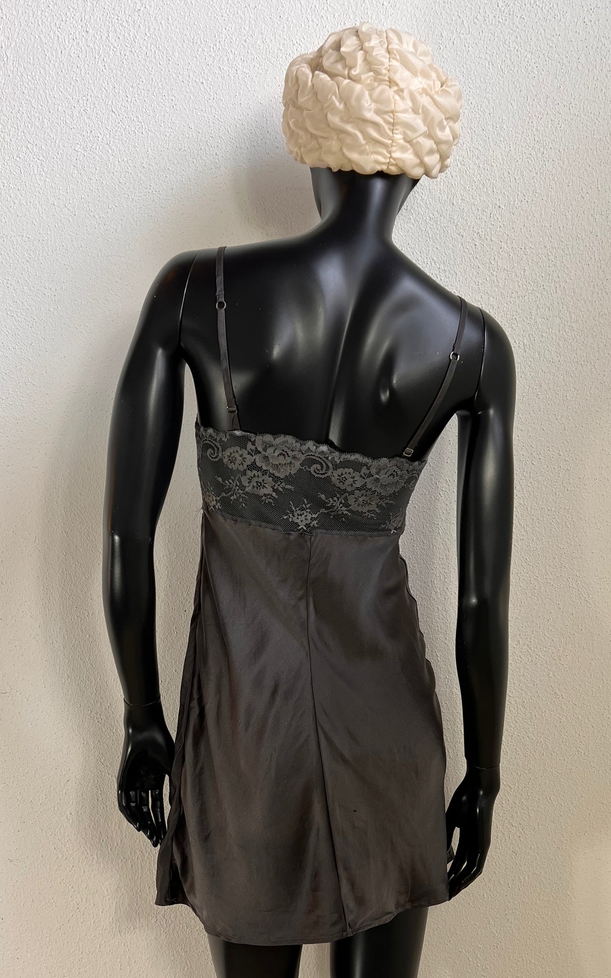 Intimissimi Silk Lace Mini Slip Dress