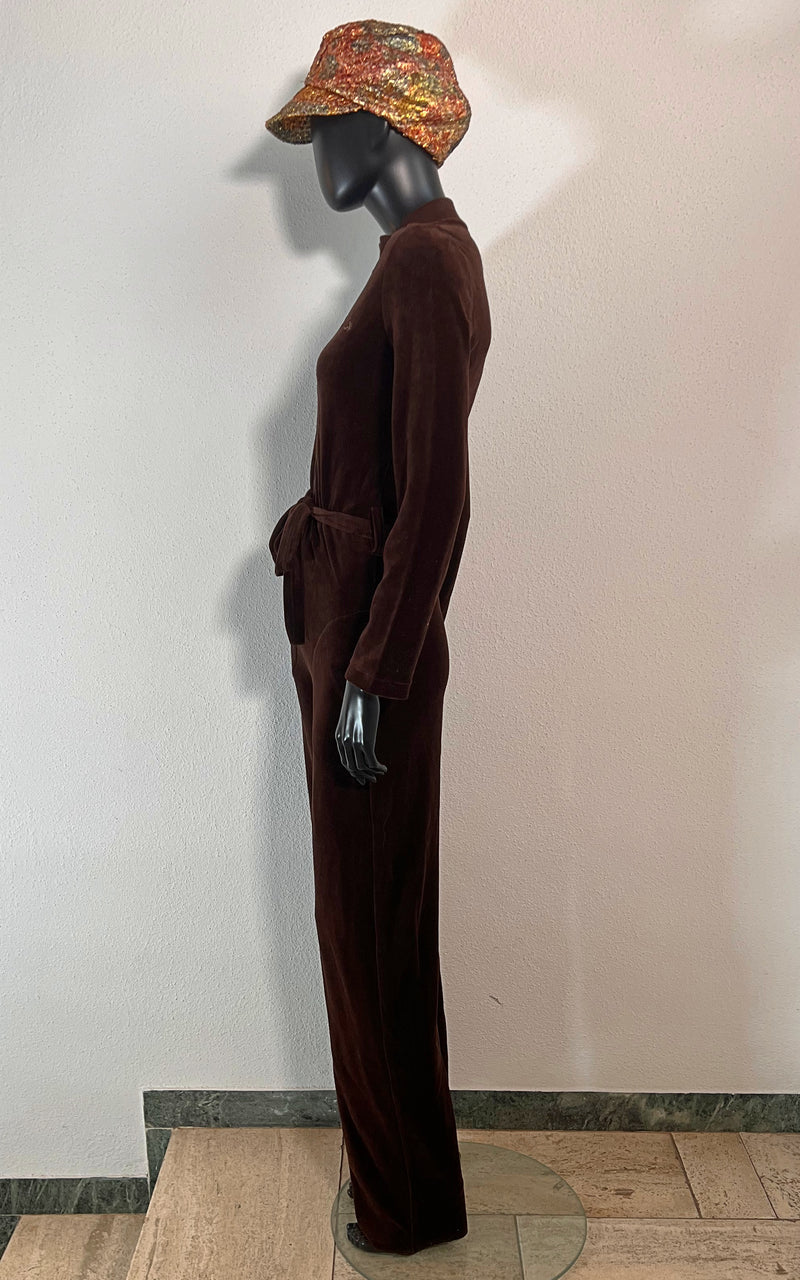 Vintage 70s Velvet Jumpsuit