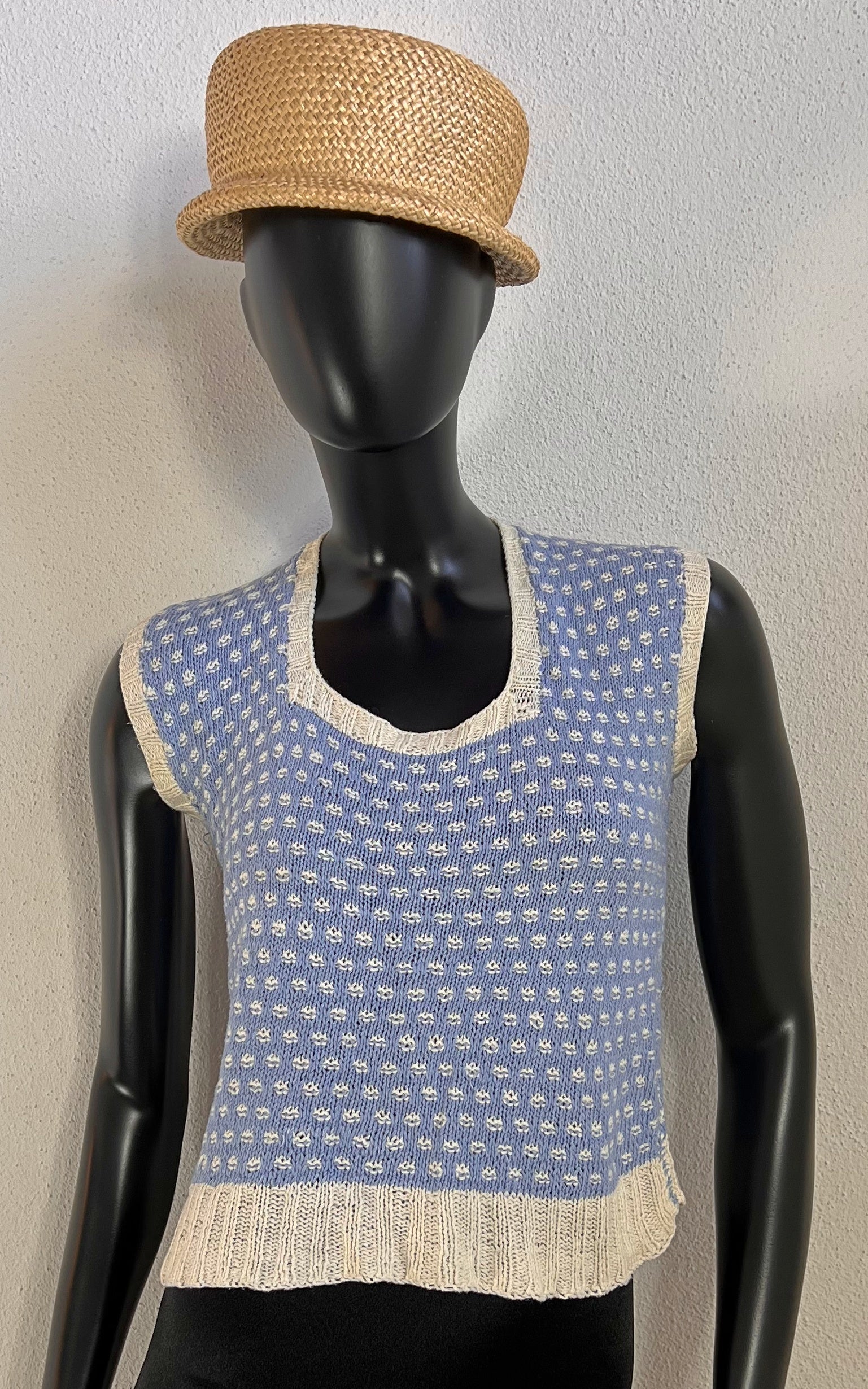 Vintage 40s Silk Knit Top