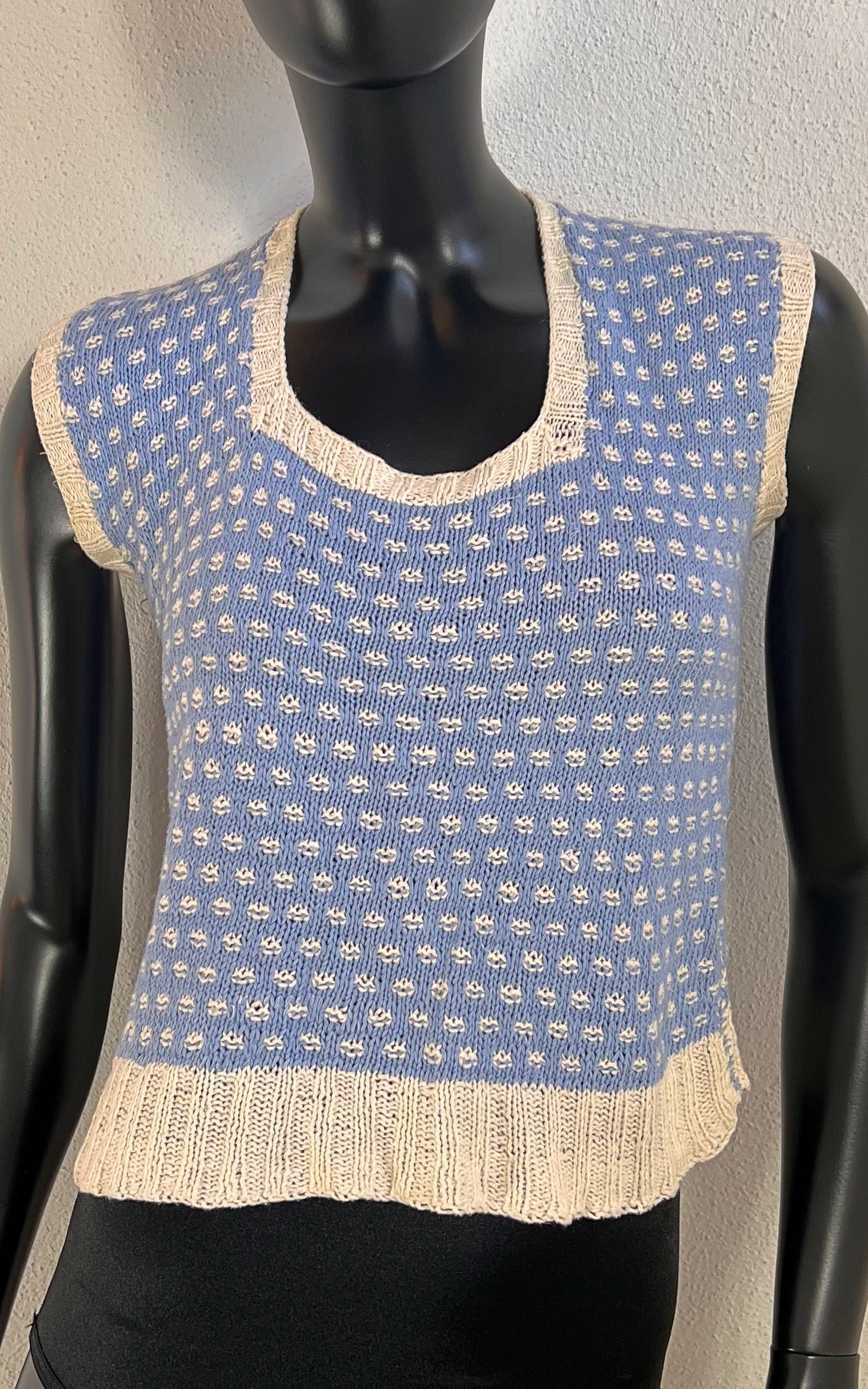 Vintage 40s Silk Knit Top