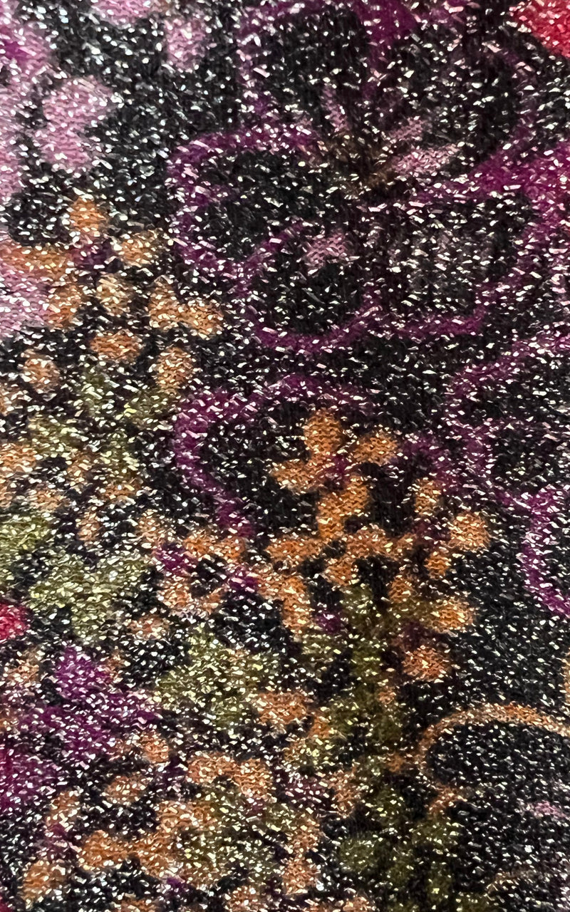 Vintage 70s Lurex Glitter Dress