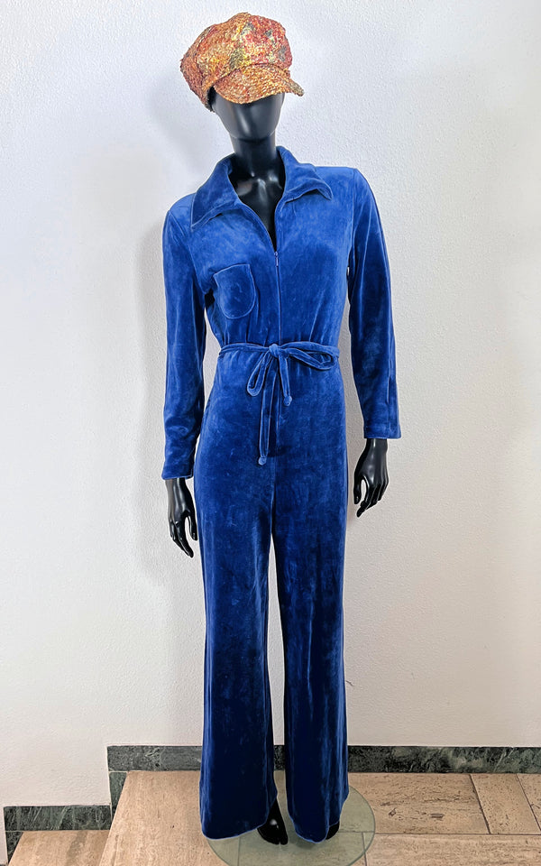 Vintage 70s Velvet Jumpsuit