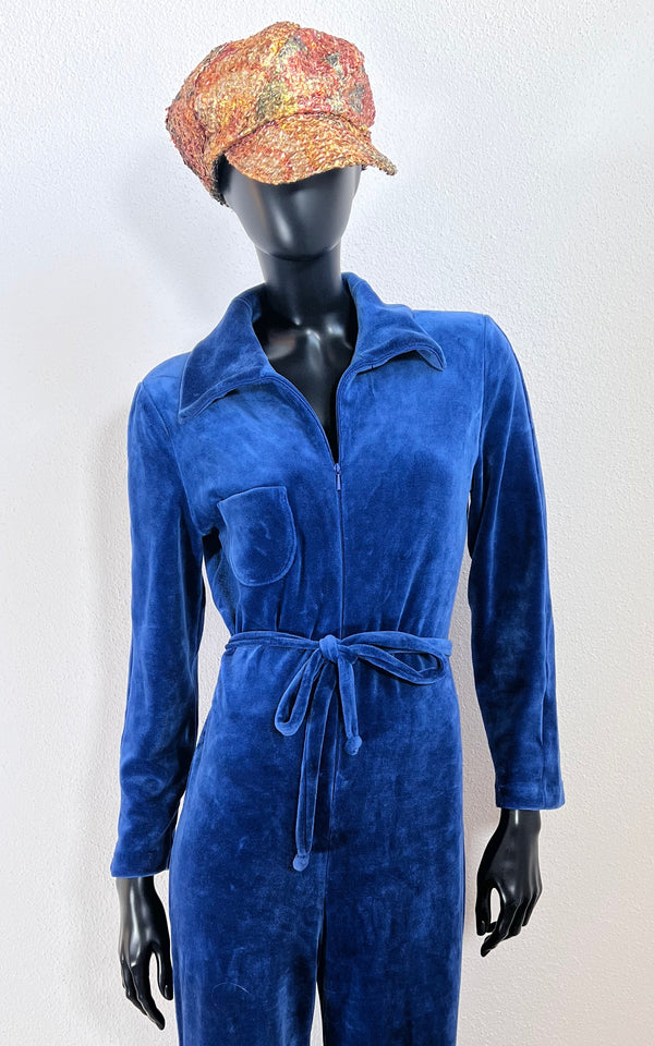 Vintage 70s Velvet Jumpsuit