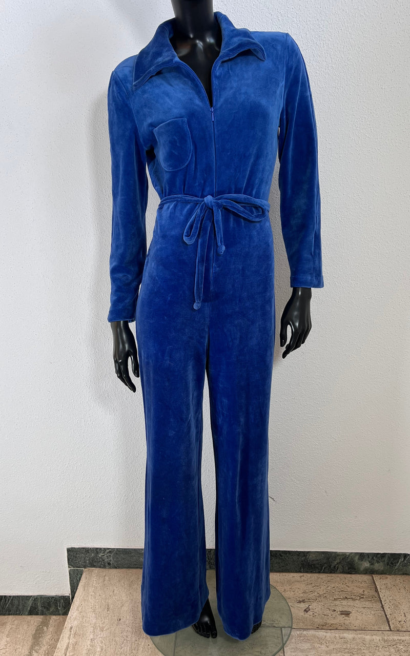 Vintage 70s Velvet Jumpsuit