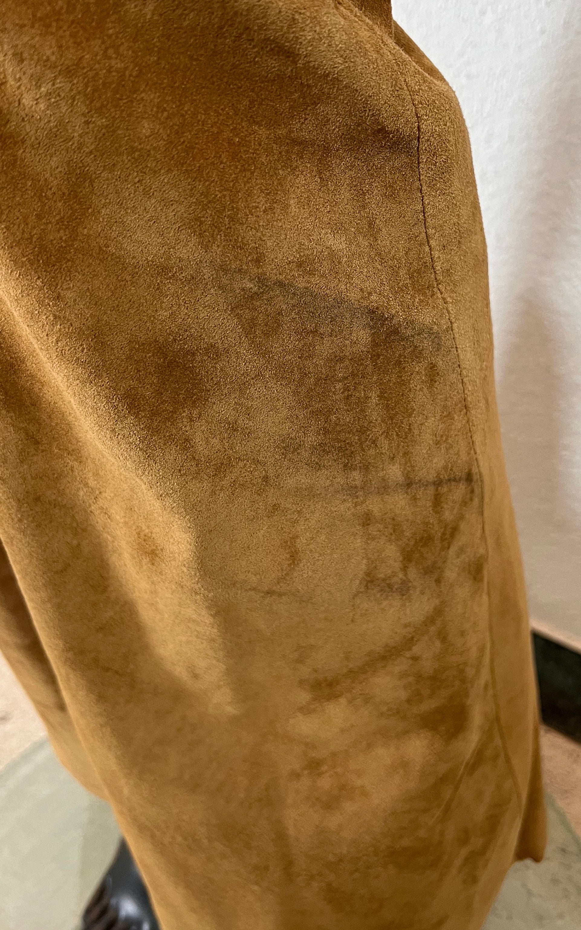 Vintage 90s Clothes Suede Flare