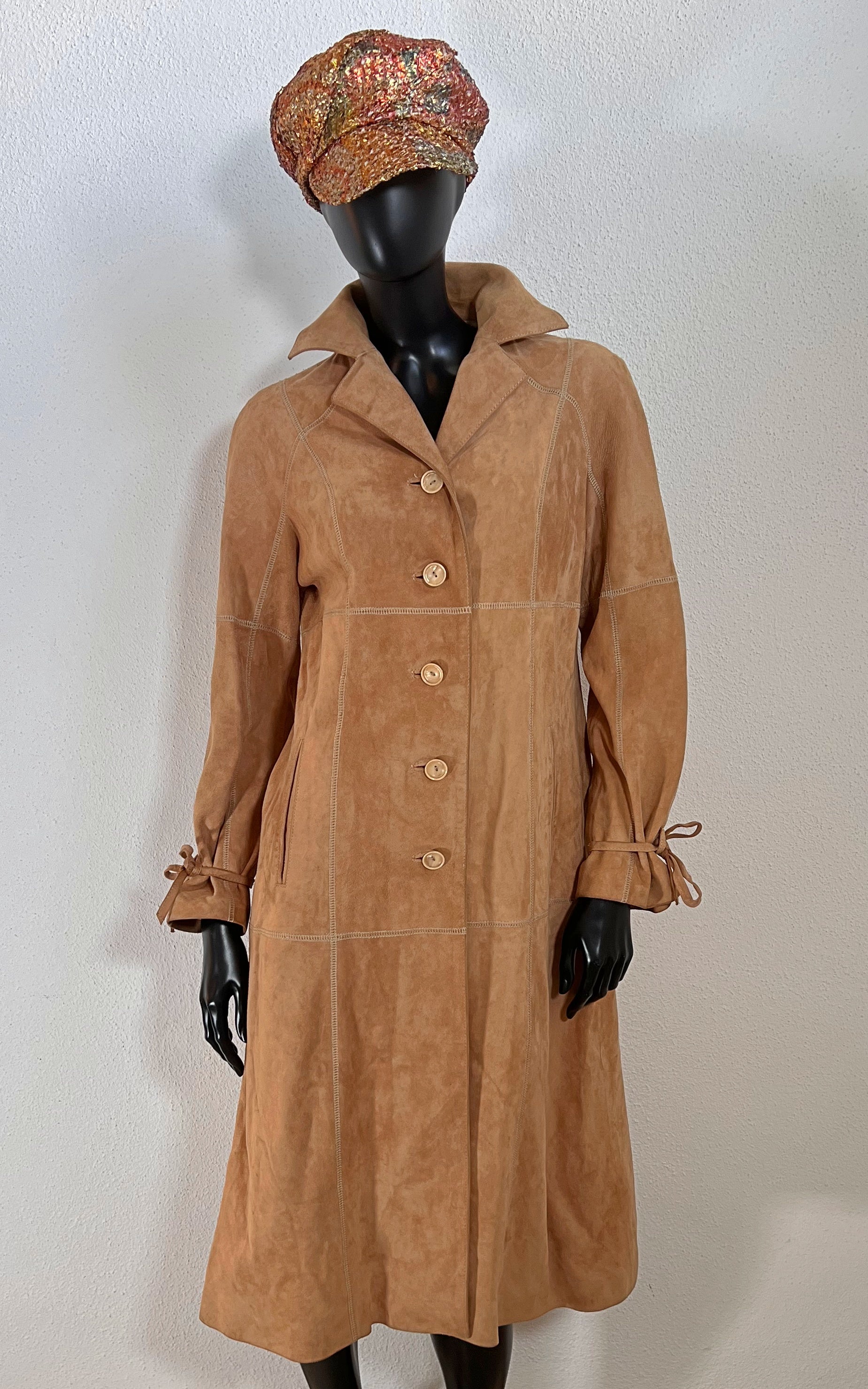 Vintage 70s Suede Leather Coat