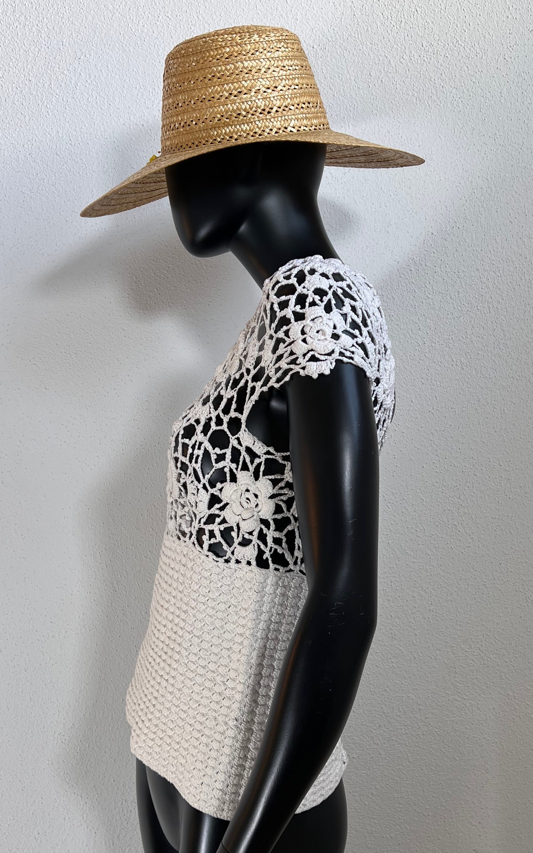 Vintage Handmade Crochet Top