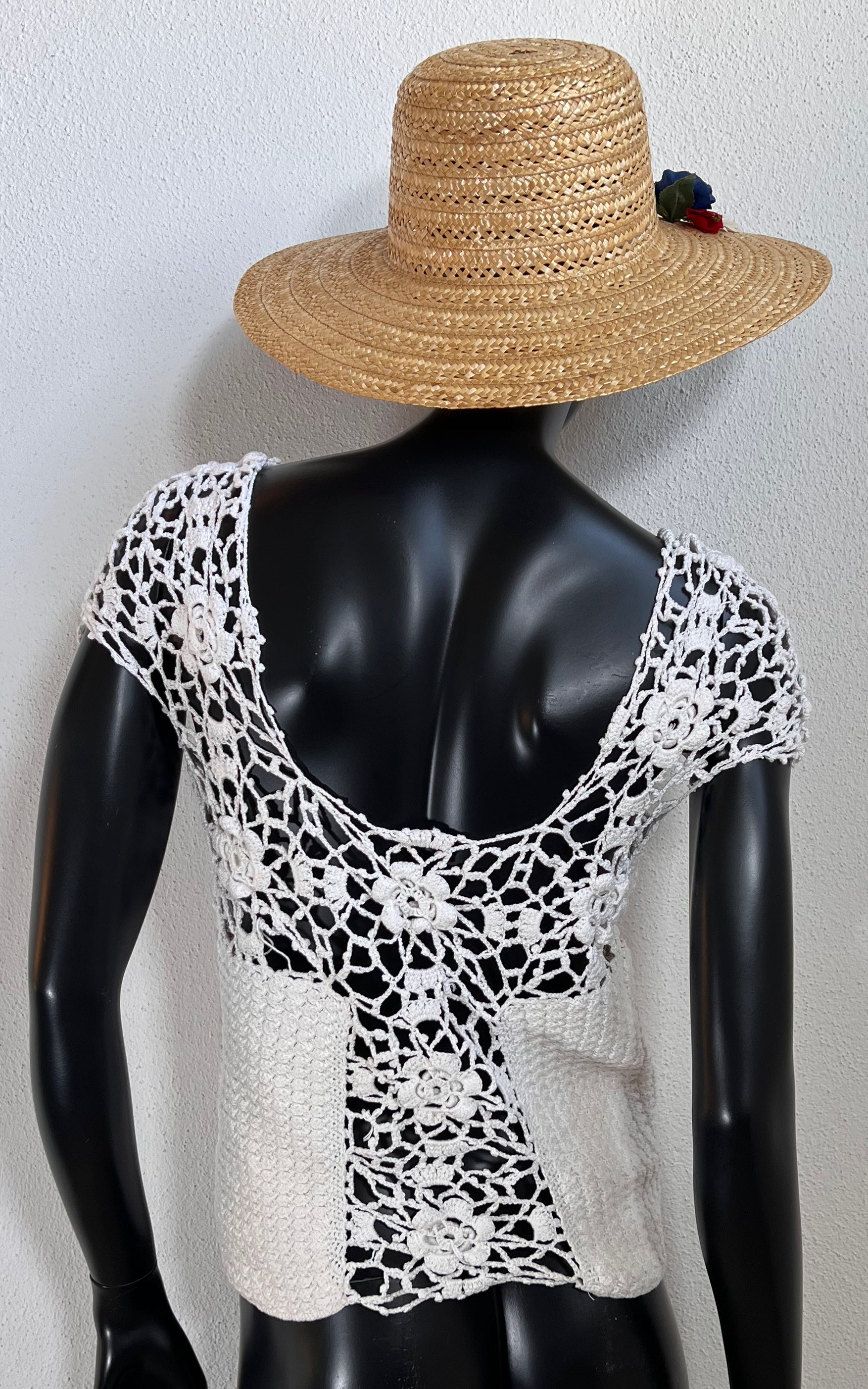Vintage Handmade Crochet Top