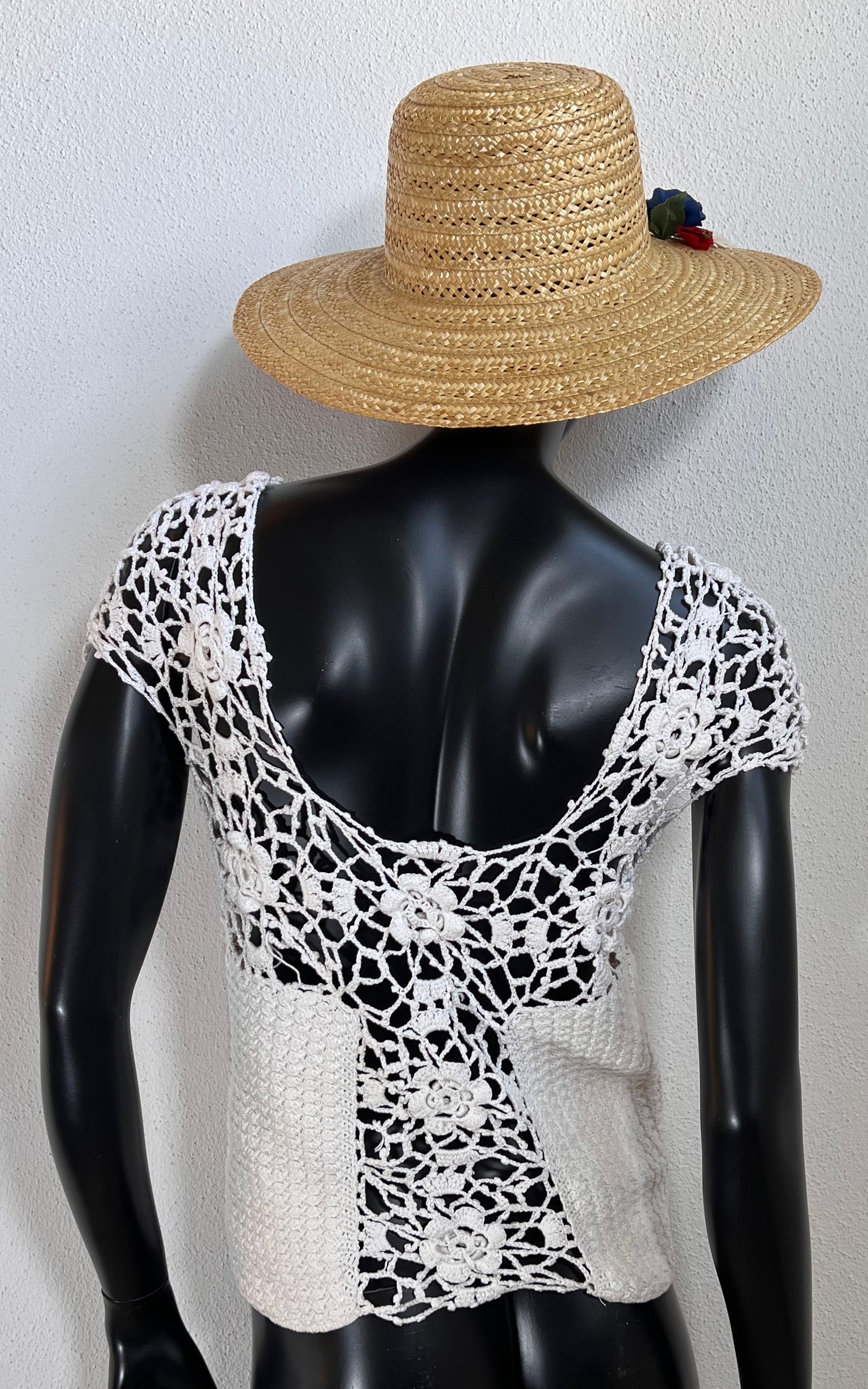 Vintage Handmade Crochet Top