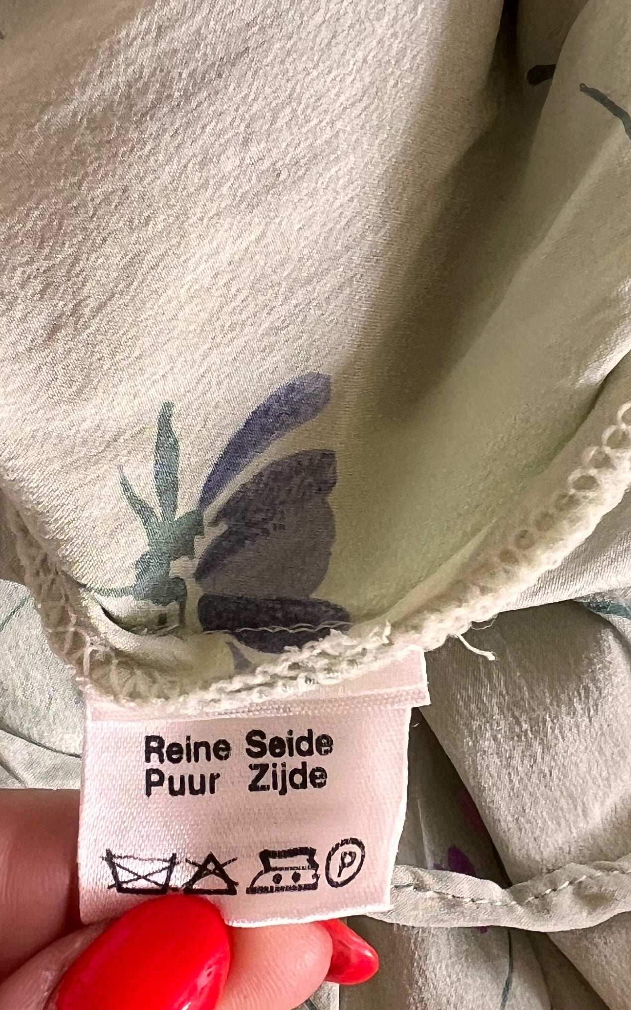 Vintage Impressionen by Karl Lagerfeld Silk Dress