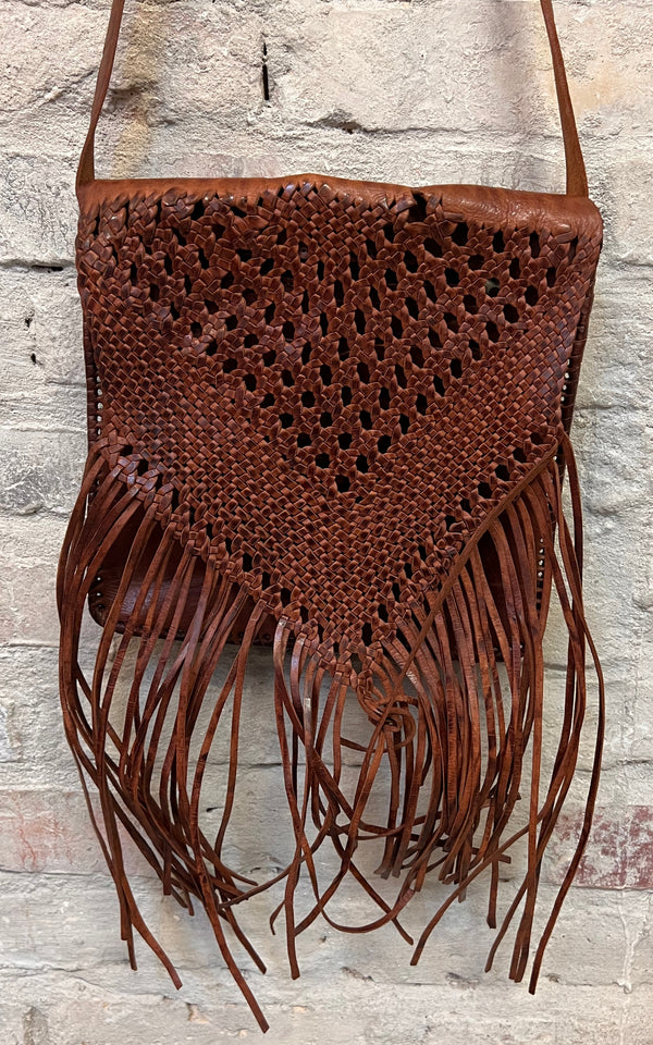 Vintage 70s Fringed Bag