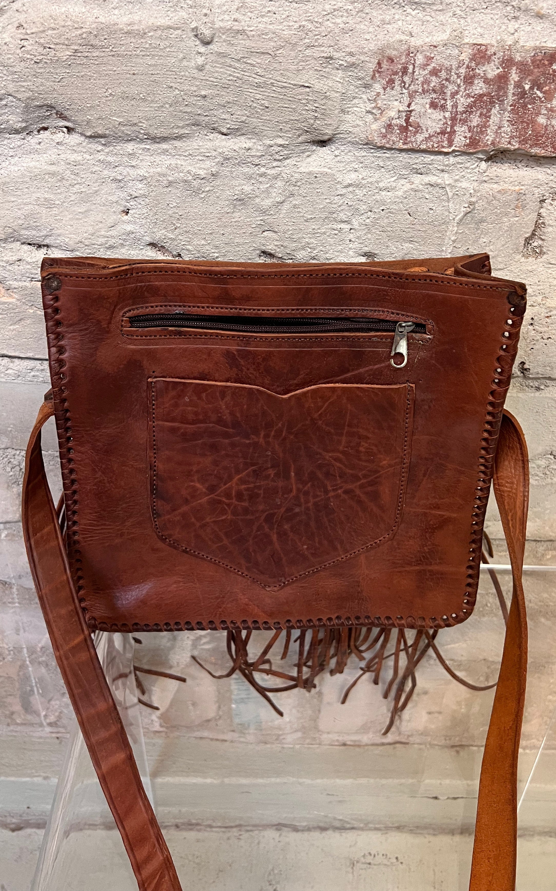 Vintage 70s Fringed Bag