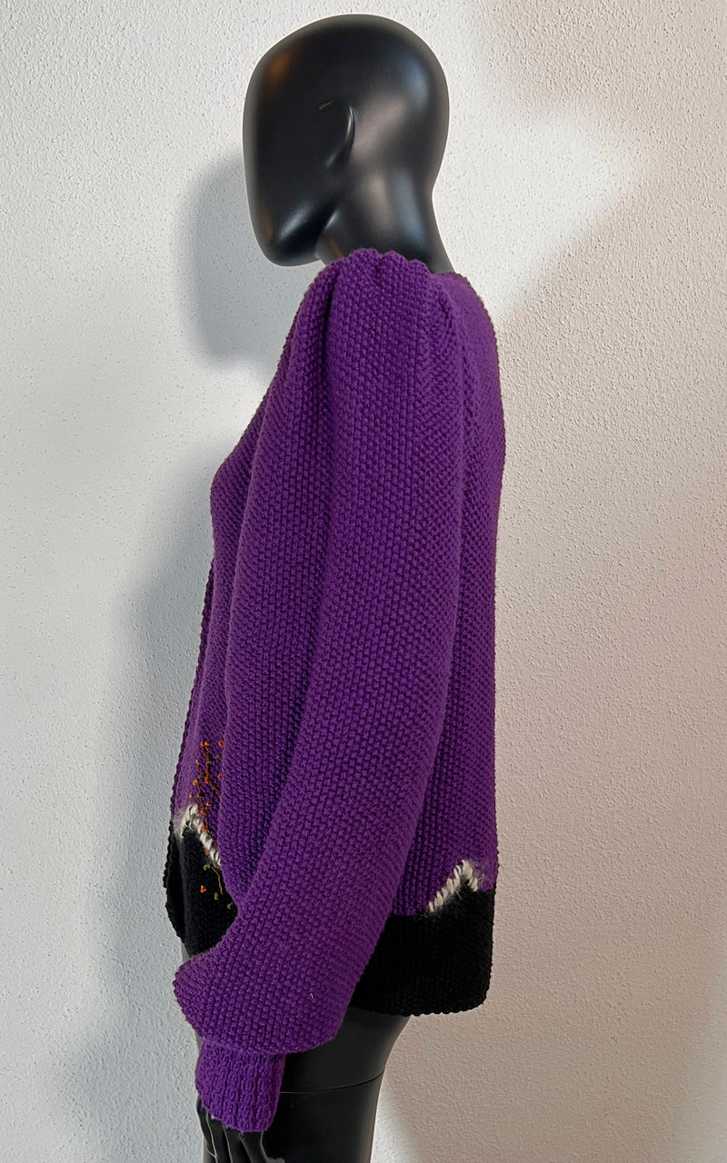 Vintage Austrian Knit Cardigan