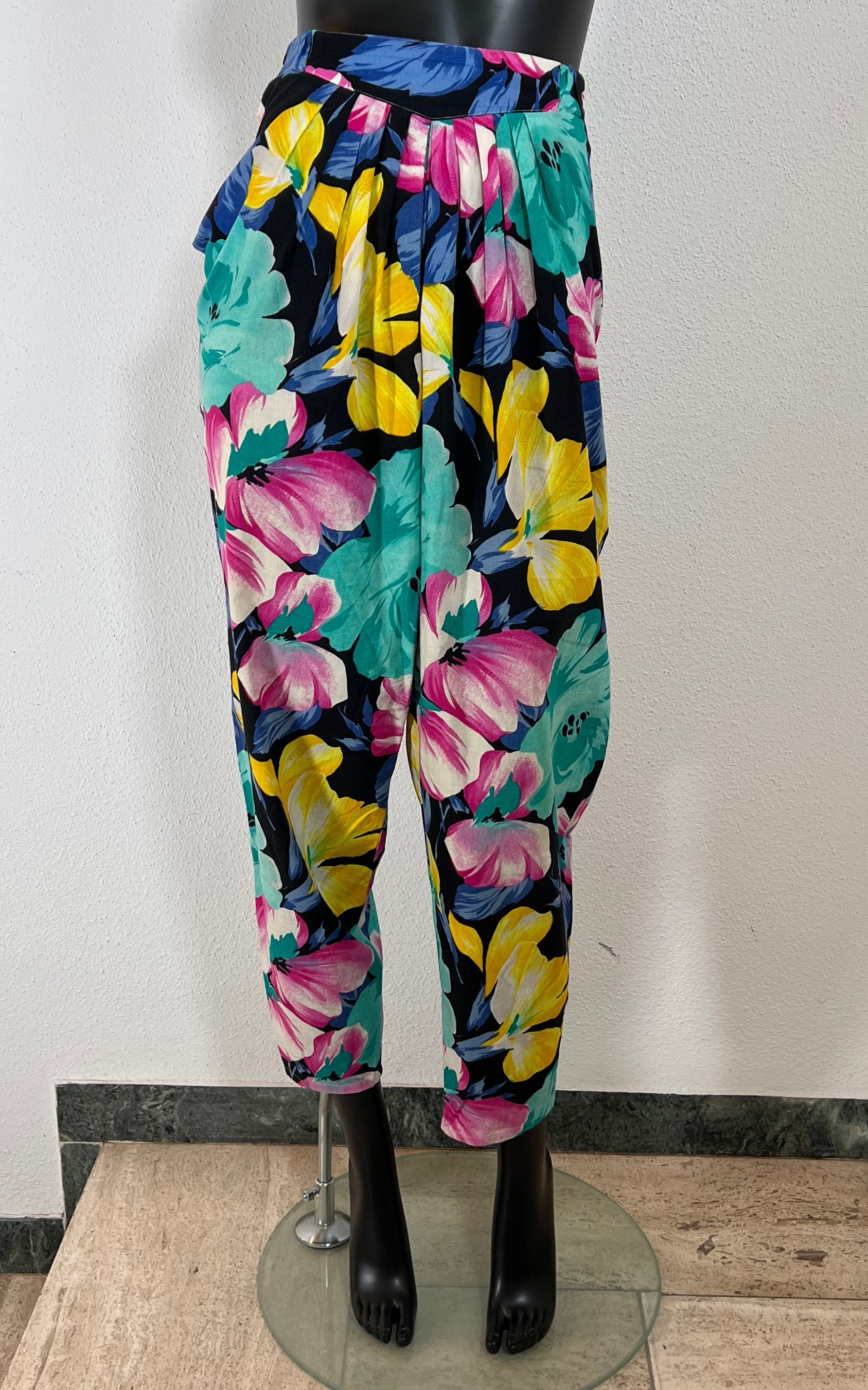 Vintage 90s Hibiscus Pants