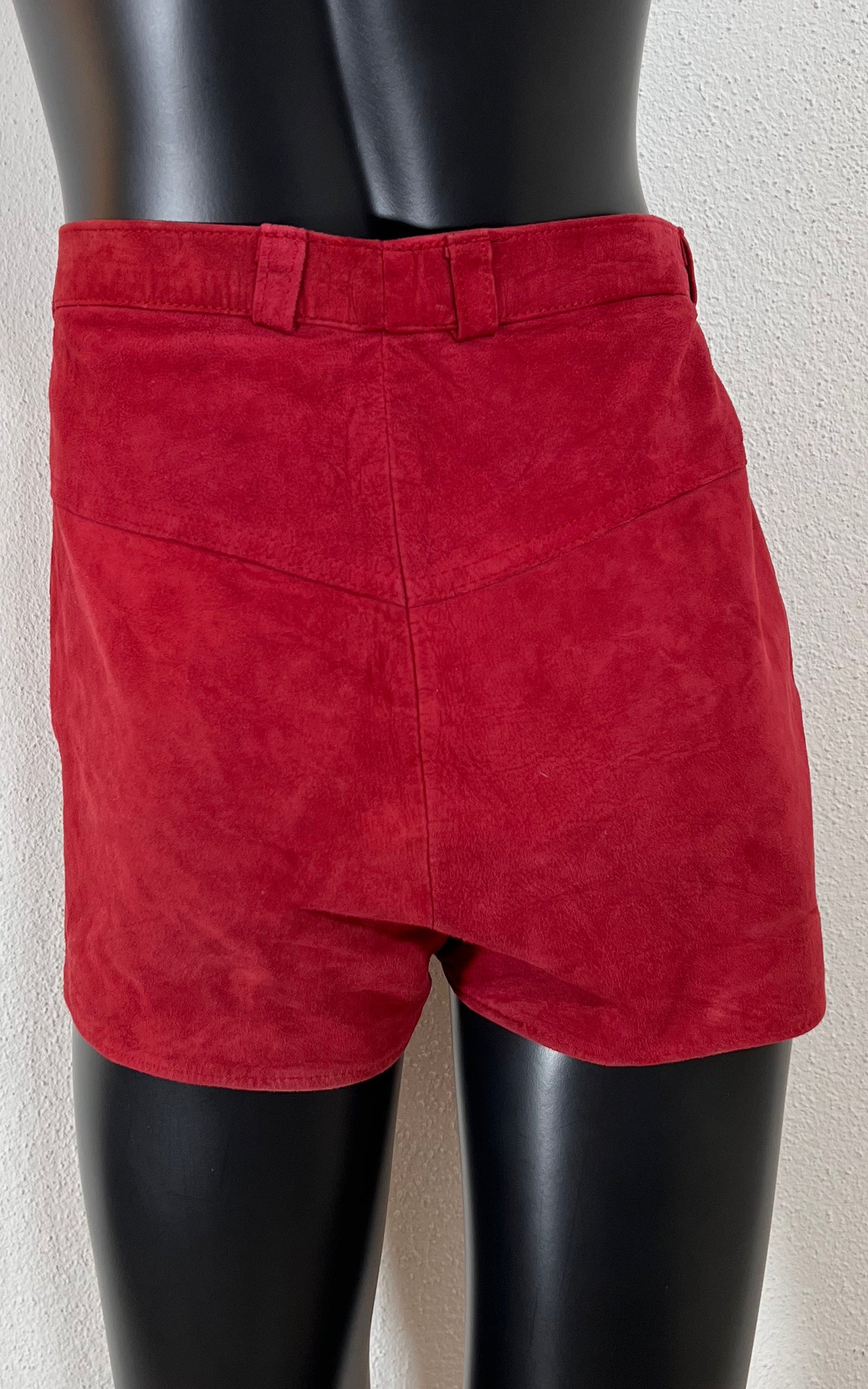 Vintage 70s Suede Leather Hot Pants