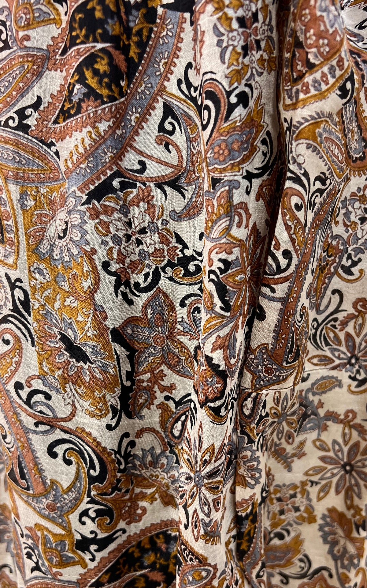 Etnos Recycled Sari Silk Paisley Balloon Trousers