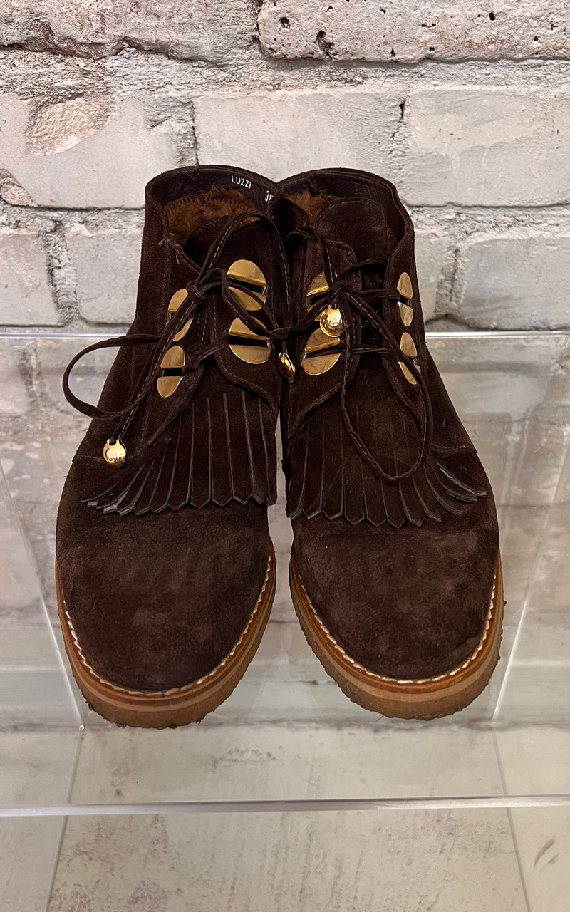 Vintage Bally Shearling Loafer 38,5