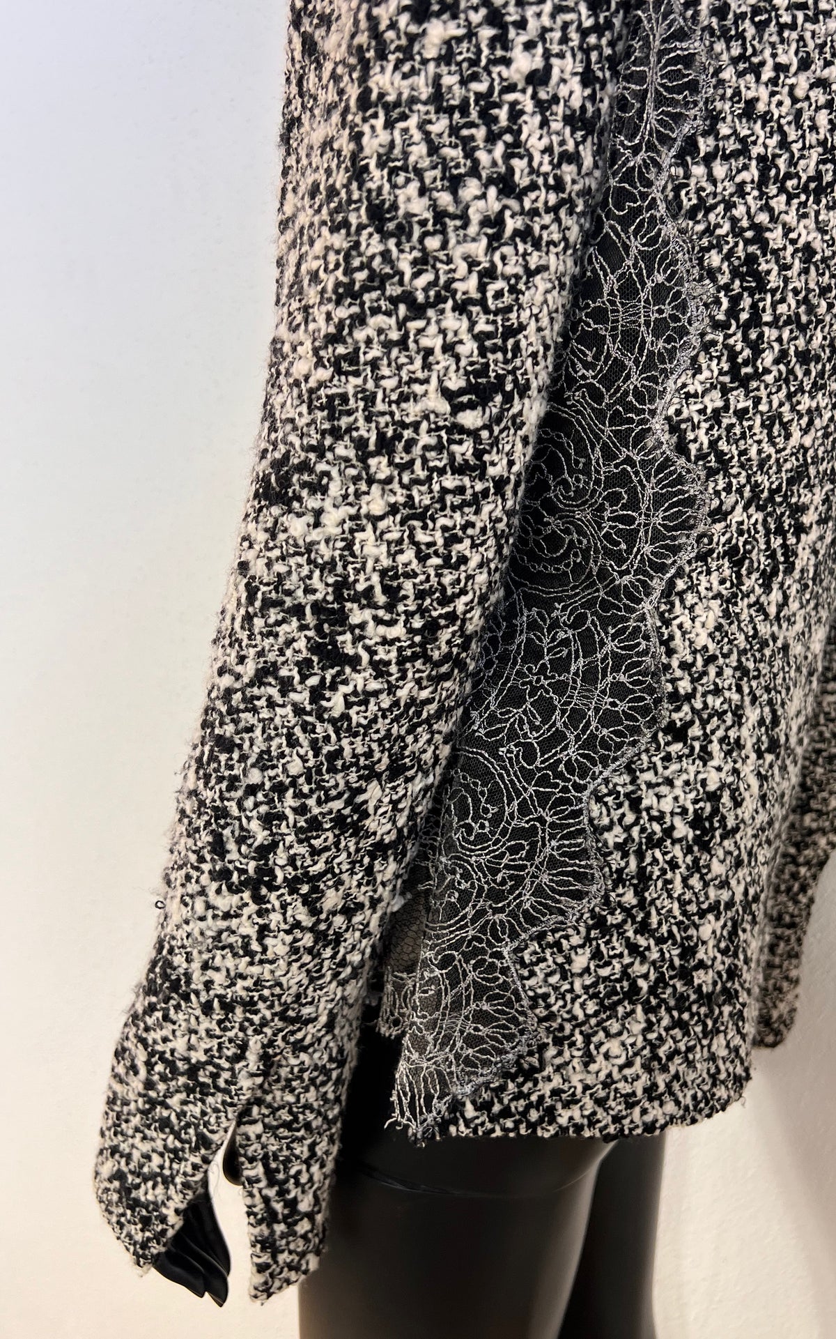 Gianfranco Ferré Wool & Silk Cut-Out Lace Blazer