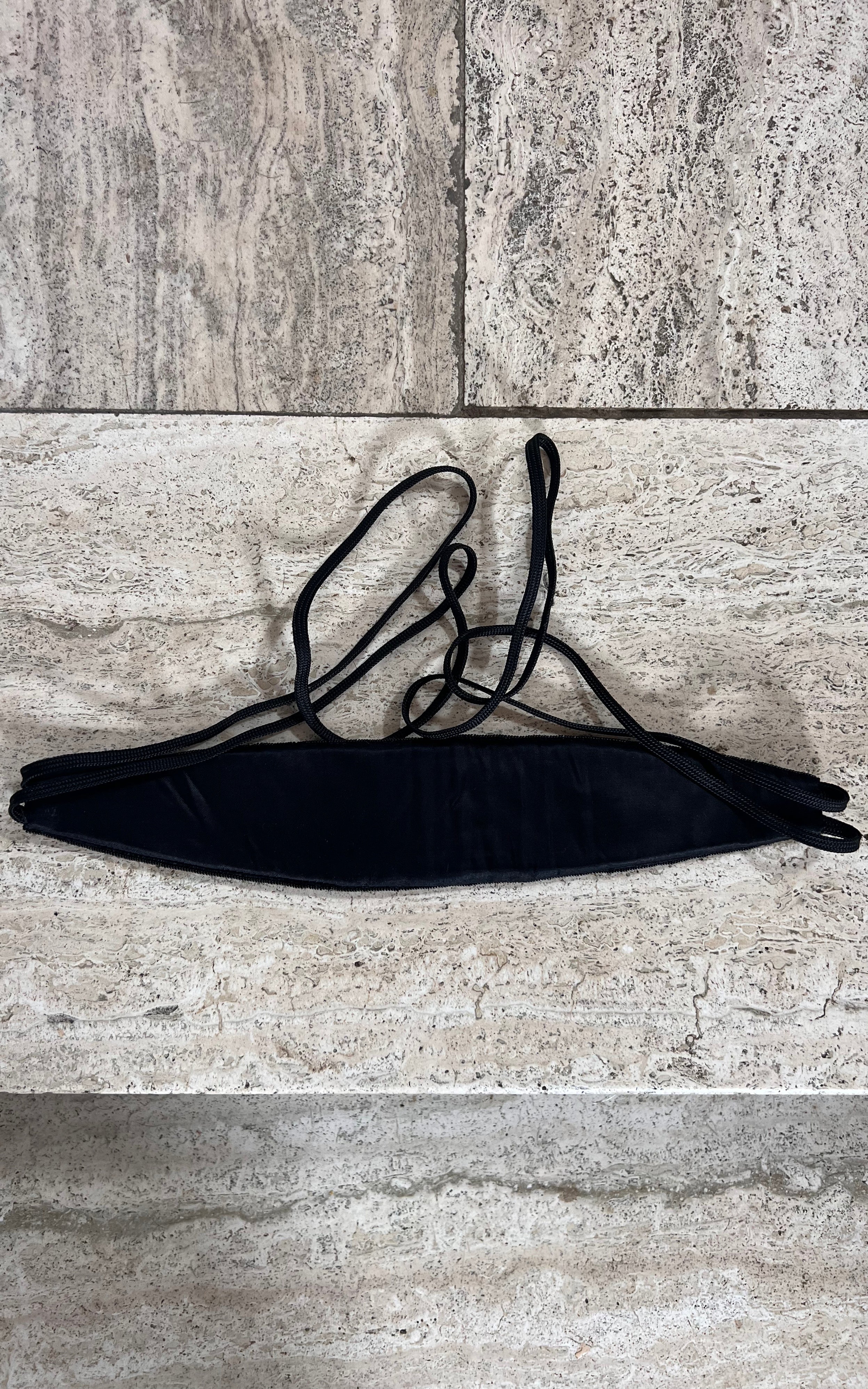 Vintage Satin Sequins Belt