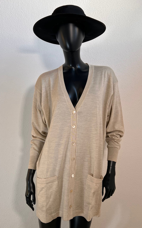 Vintage Wool and Silk Cardigan