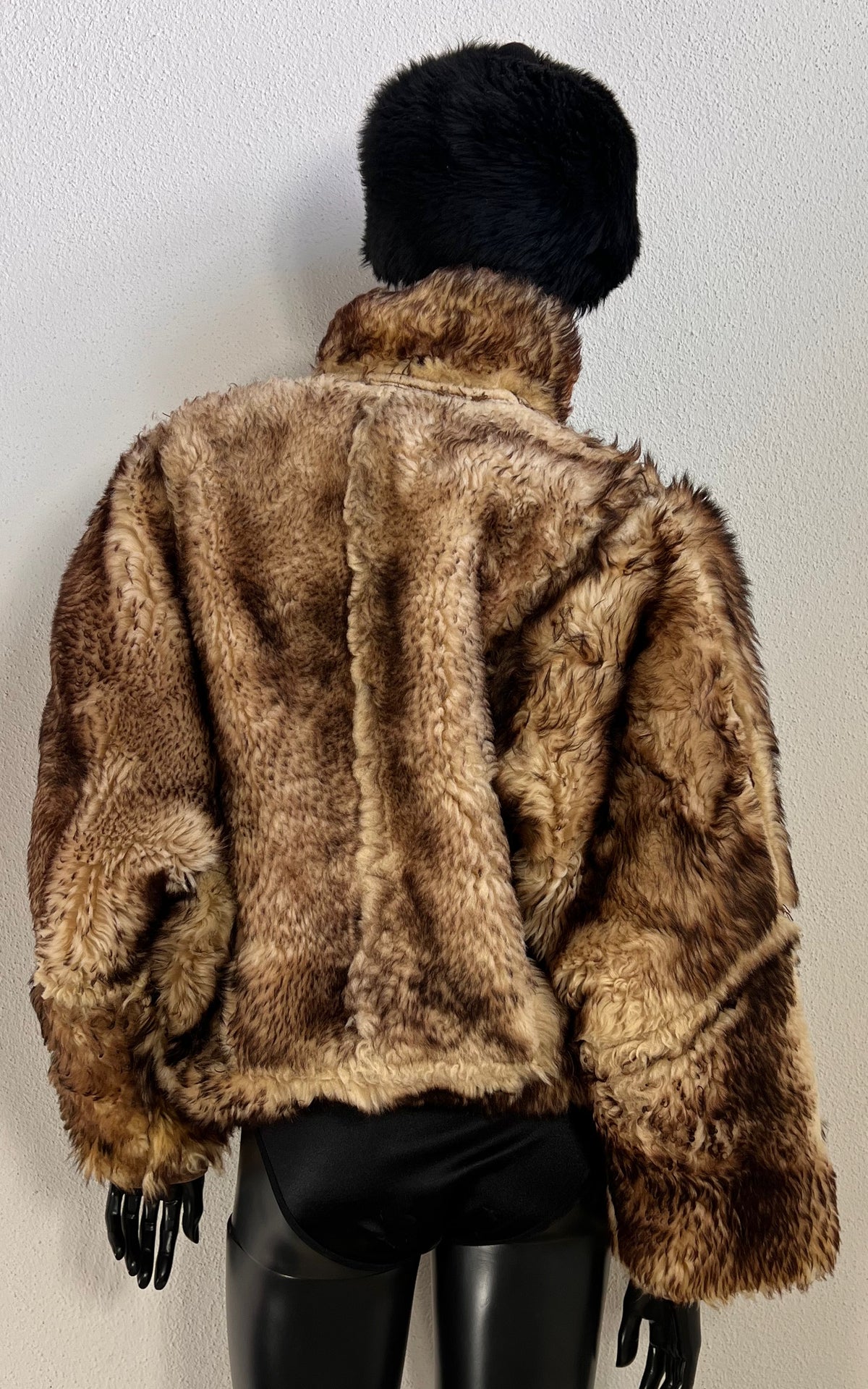 Reworked Curly Lamb Shearling Jacket