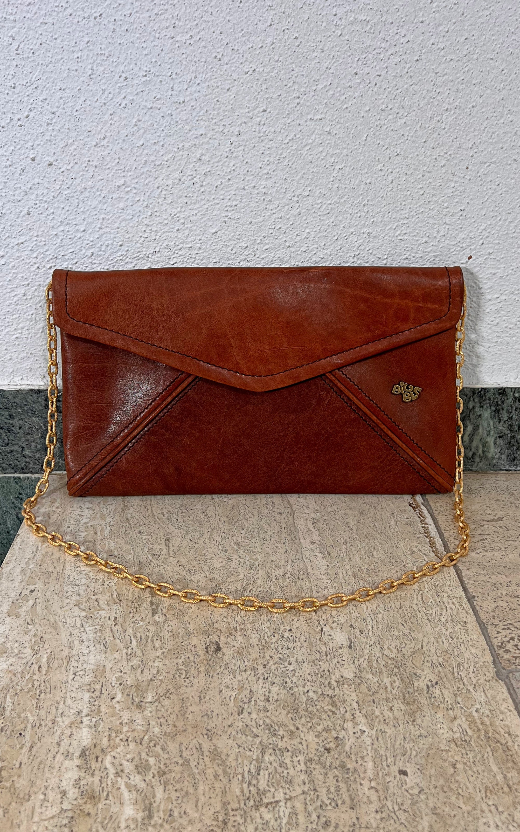 Vintage 70s Big Ben Clutch Bag
