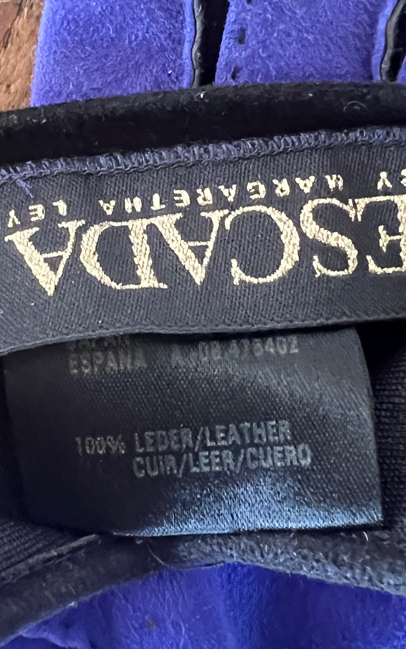 Vintage Escada Suede Gloves