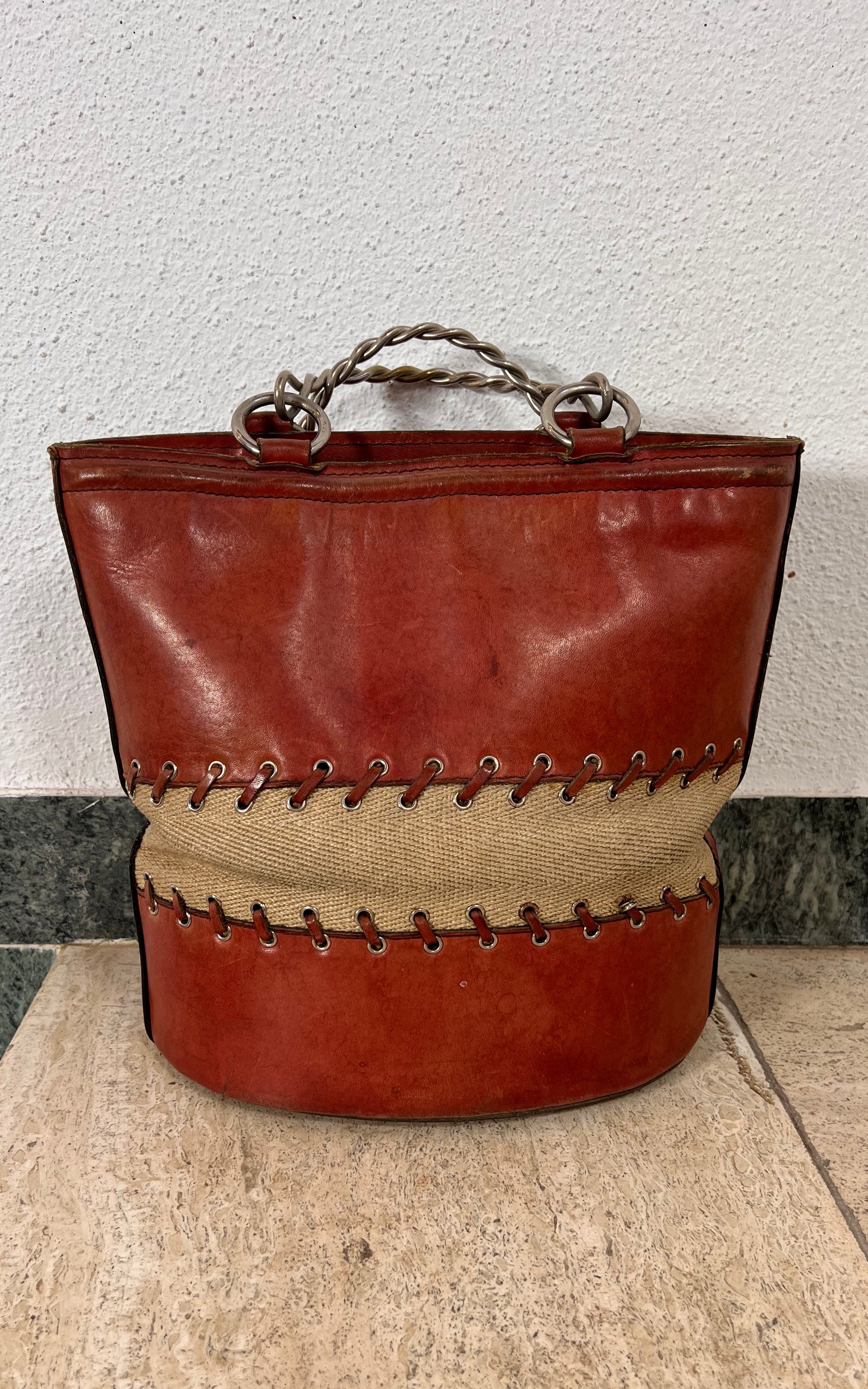 Vintage 60s Basket Bag