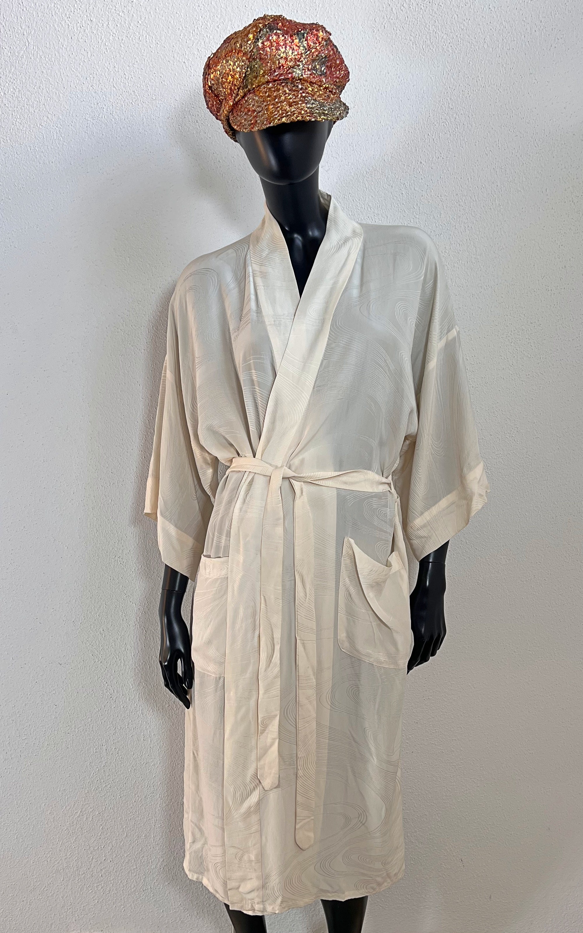 Vintage Silk Morning Coat