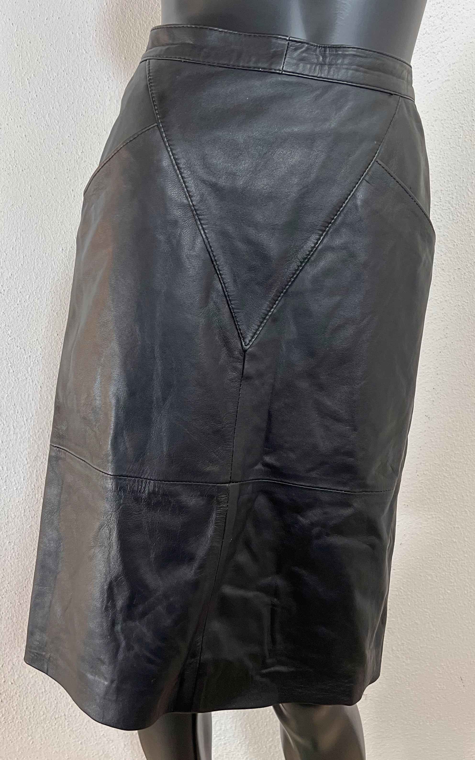 Vintage 80s Leather Skirt