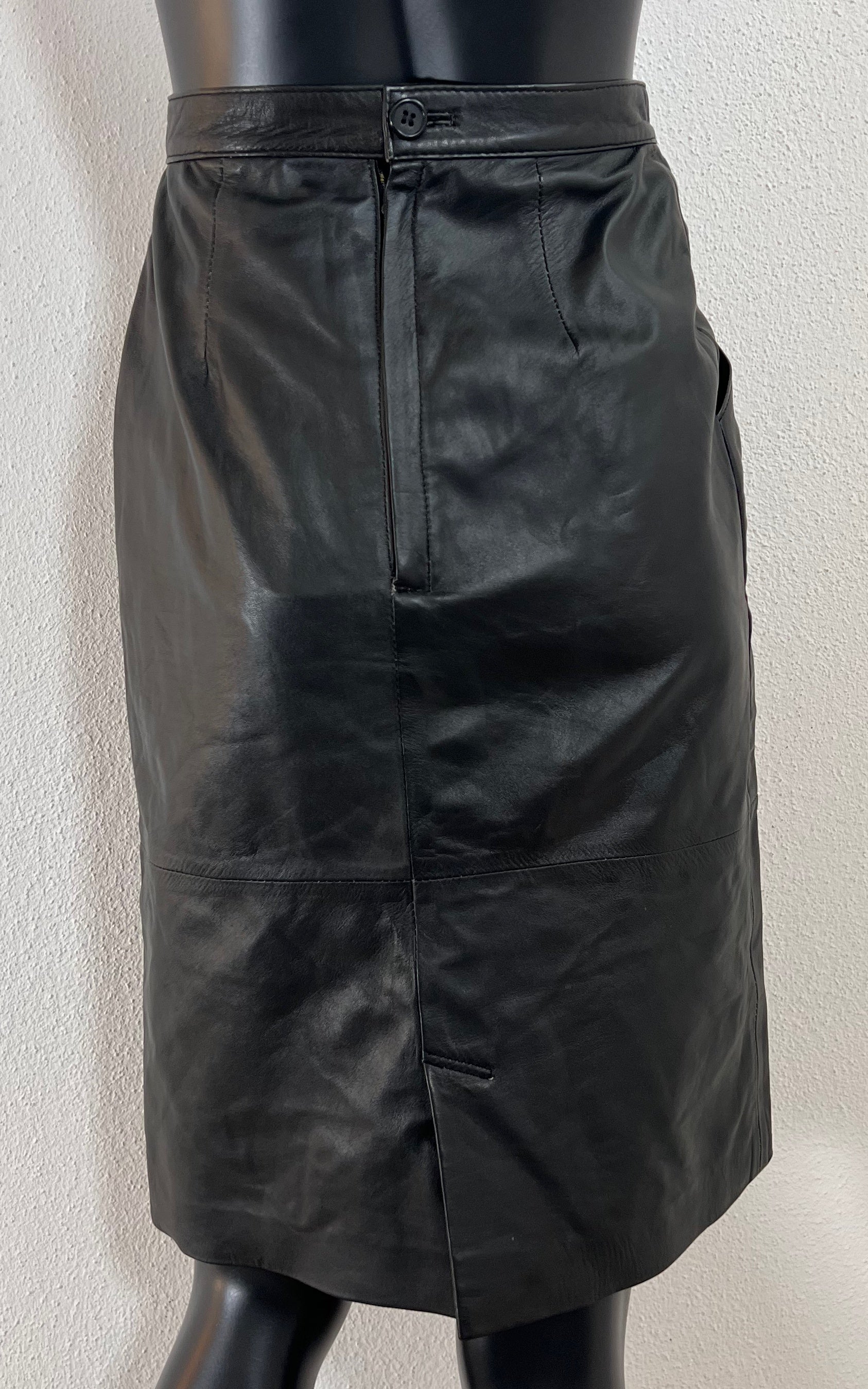 Vintage 80s Leather Skirt